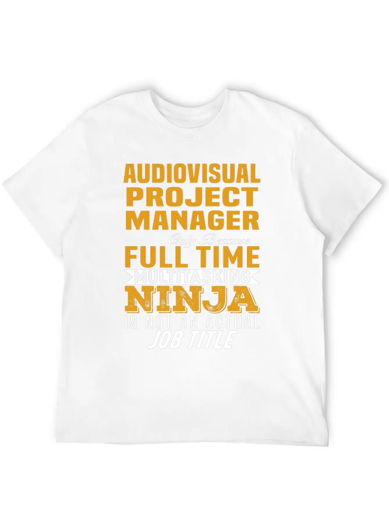Audiovisual Project Manager Comfortable Minimalist Graphic Tee – Summer Style Essential