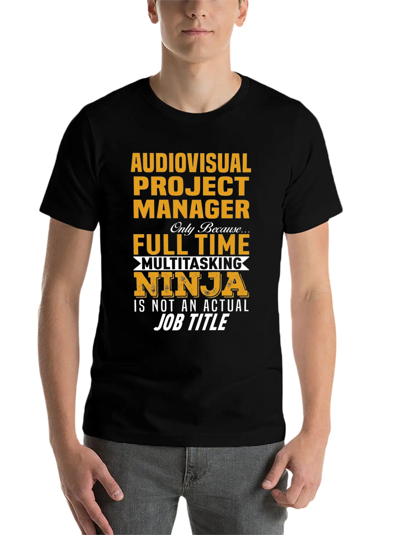 Audiovisual Project Manager Comfortable Minimalist Graphic Tee – Summer Style Essential