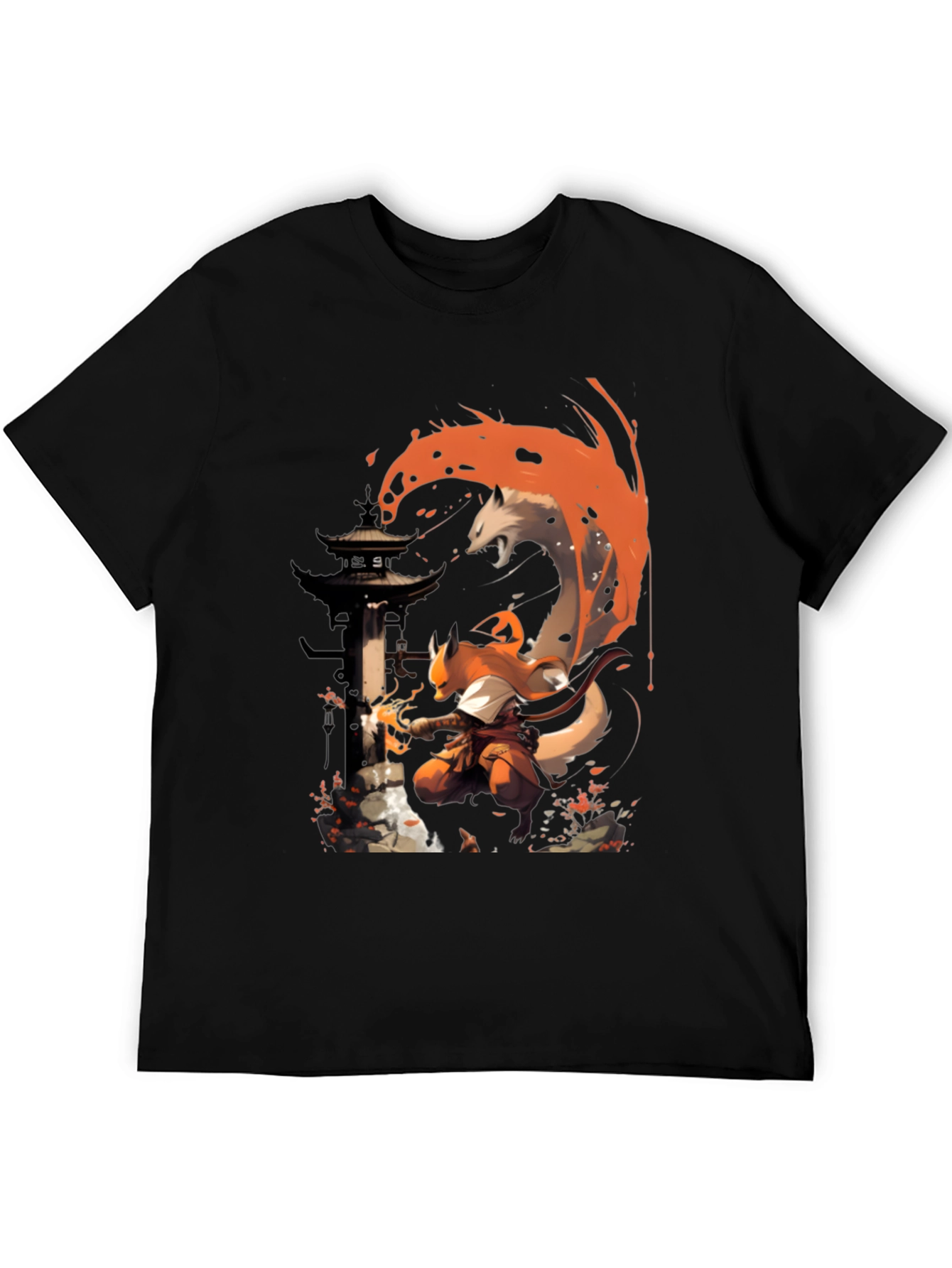 Fox Spirit Samurai Graphic Tee