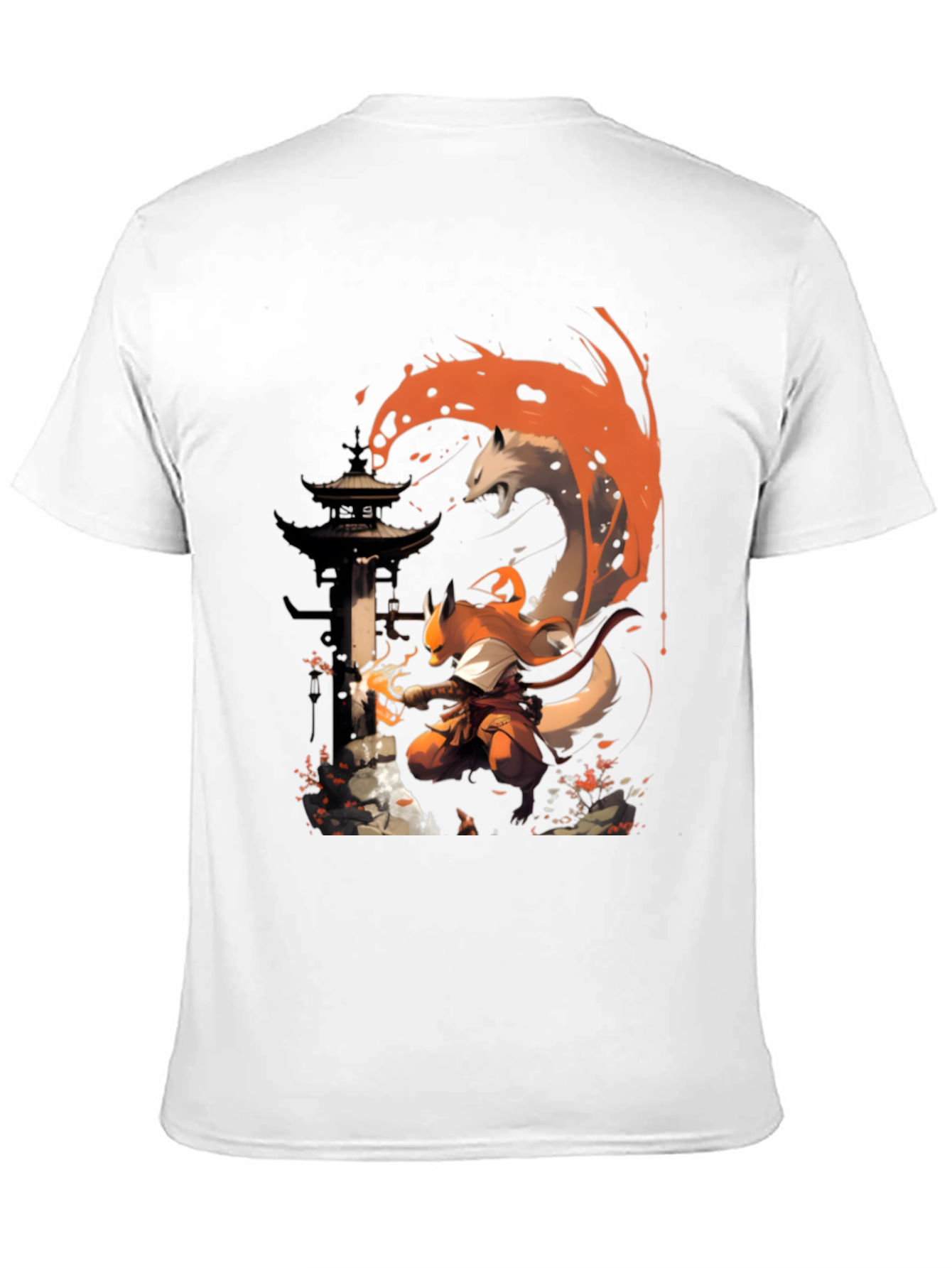 Fox Spirit Samurai Graphic Tee