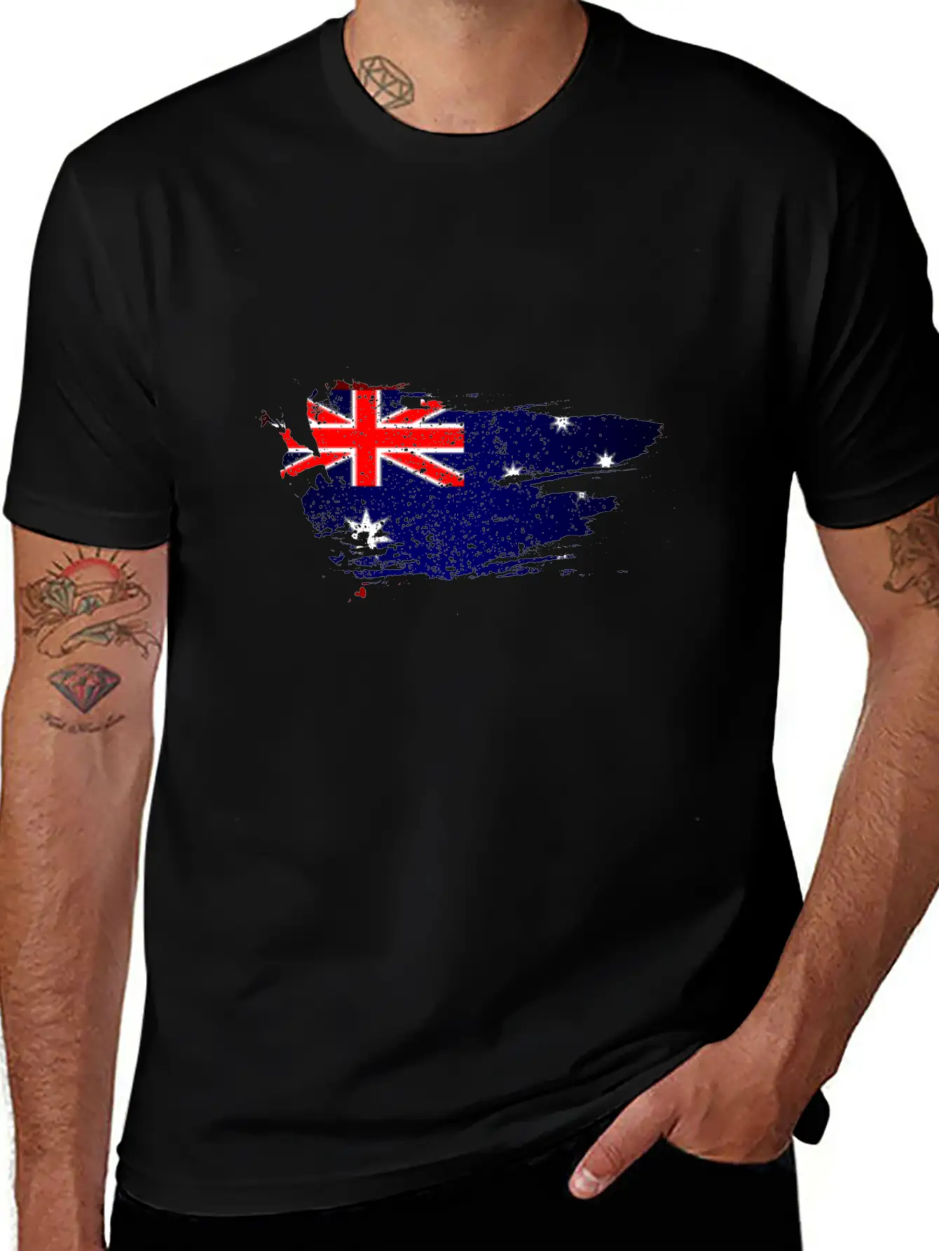 Australian Flag Unisex Casual T-Shirt – Clean Design For Daily Comfort
