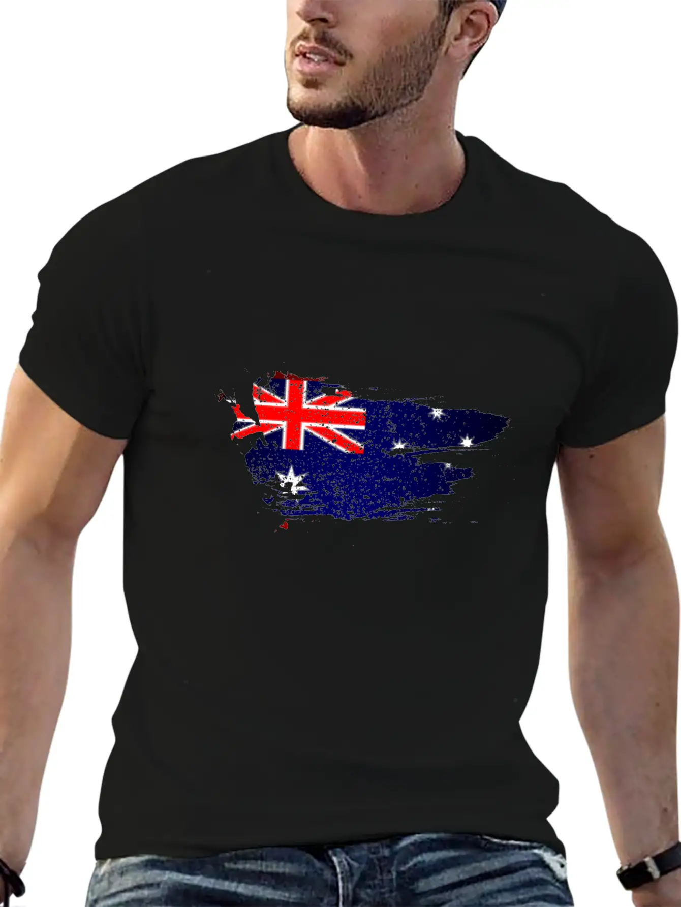 Australian Flag Unisex Casual T-Shirt – Clean Design For Daily Comfort