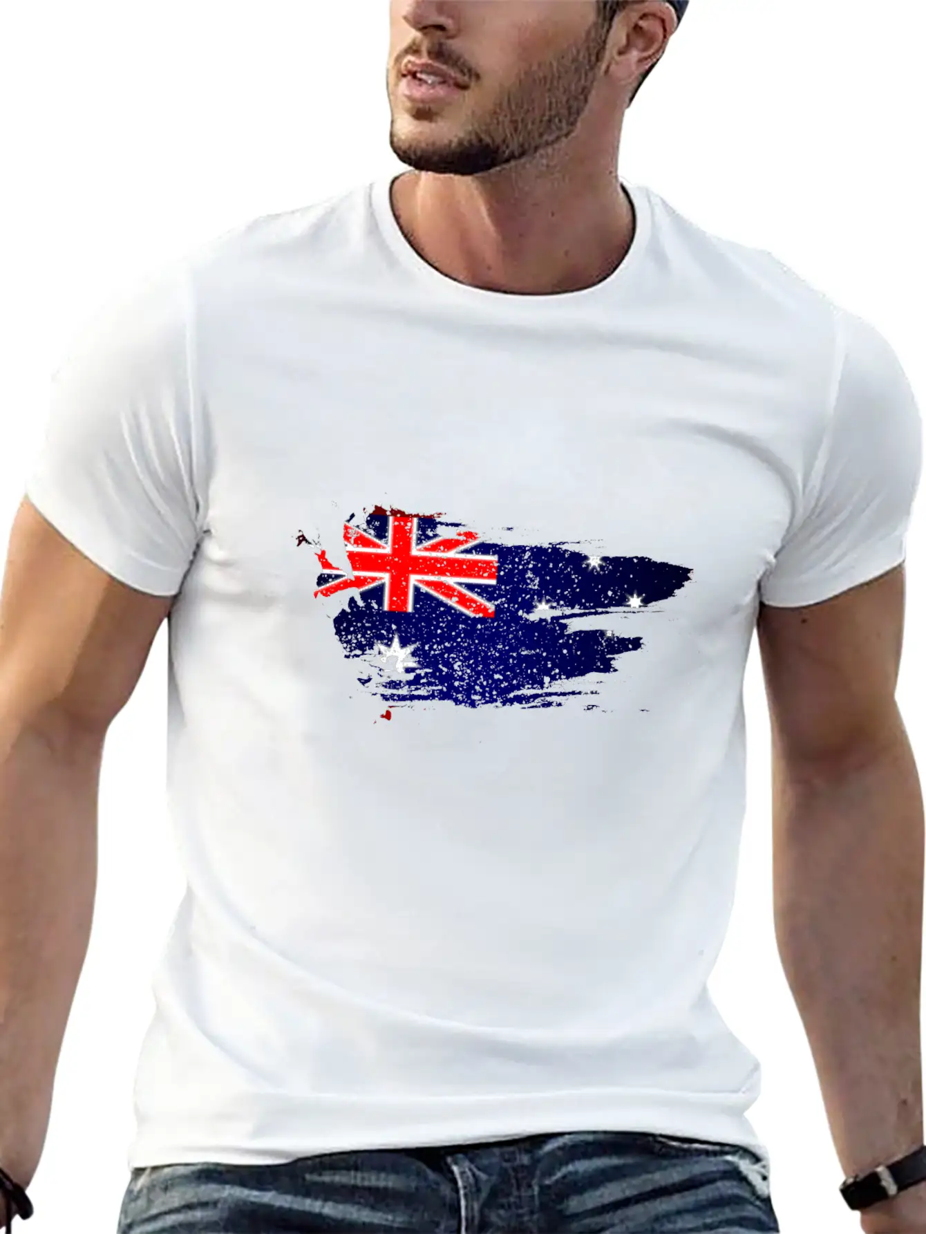 Australian Flag Unisex Casual T-Shirt – Clean Design For Daily Comfort