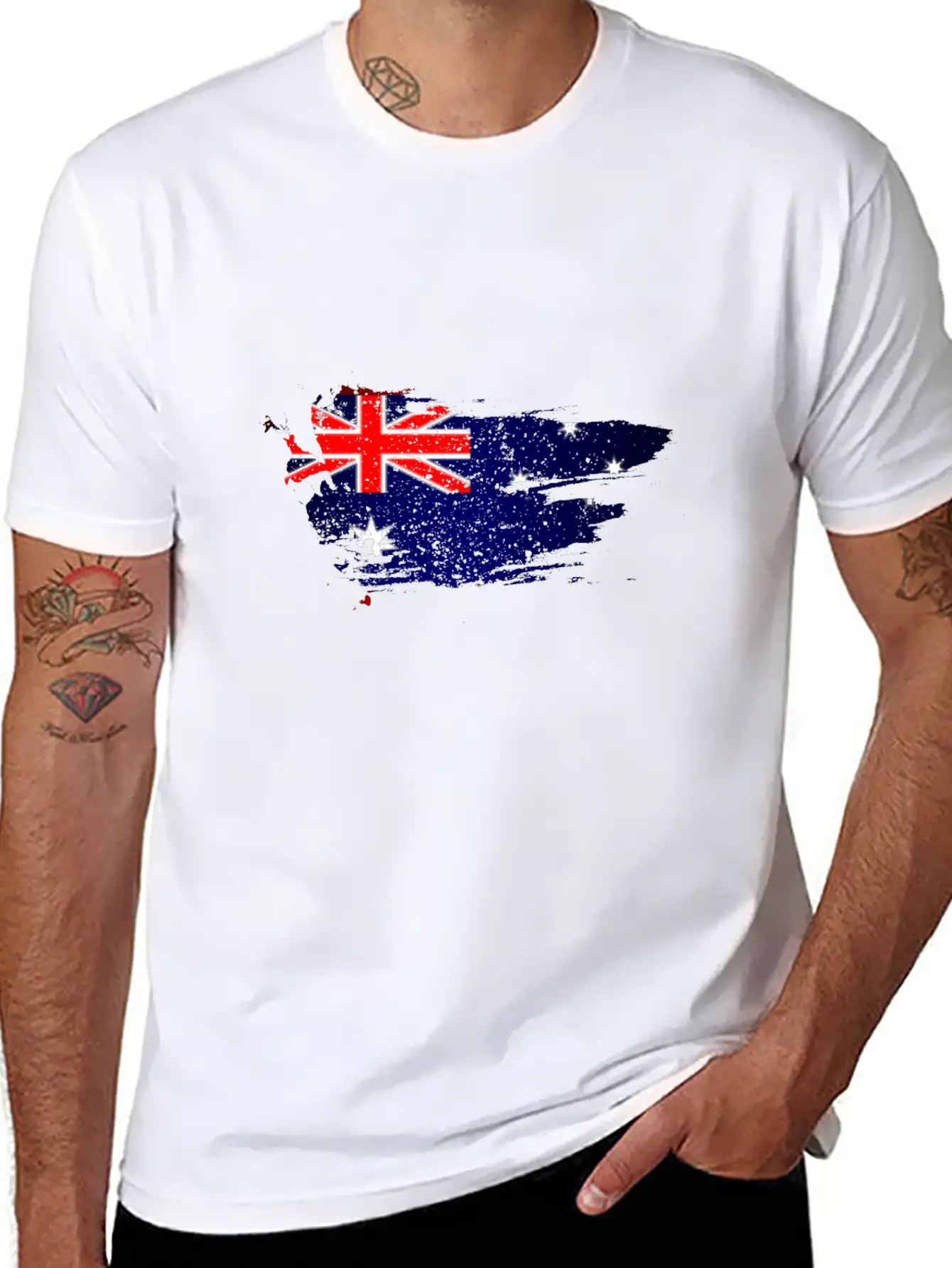 Australian Flag Unisex Casual T-Shirt – Clean Design For Daily Comfort