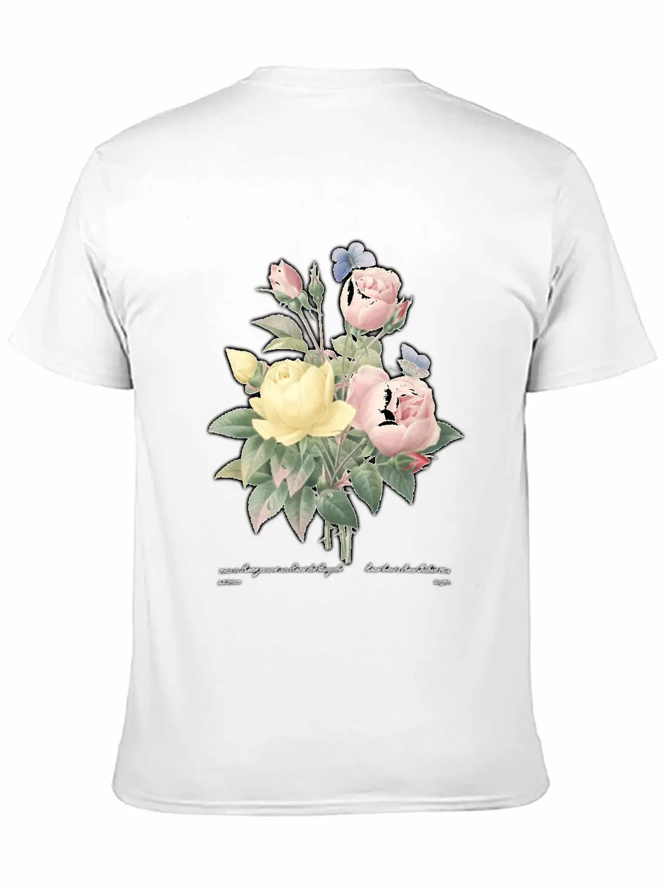 Austrian Briars & China Roses Stylish Everyday T-Shirt – Unisex Basic Cotton Tee