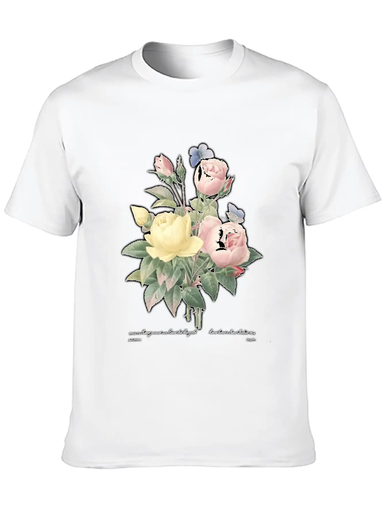 Austrian Briars & China Roses Stylish Everyday T-Shirt – Unisex Basic Cotton Tee