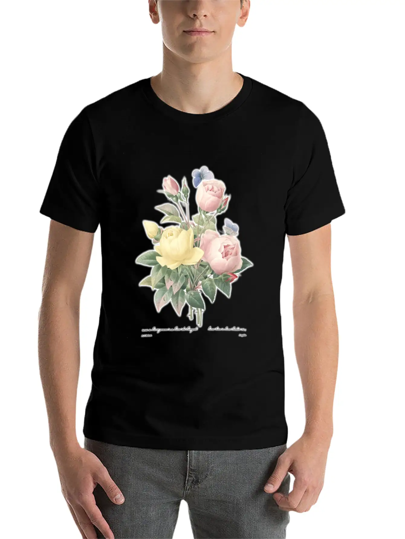 Austrian Briars & China Roses Stylish Everyday T-Shirt – Unisex Basic Cotton Tee