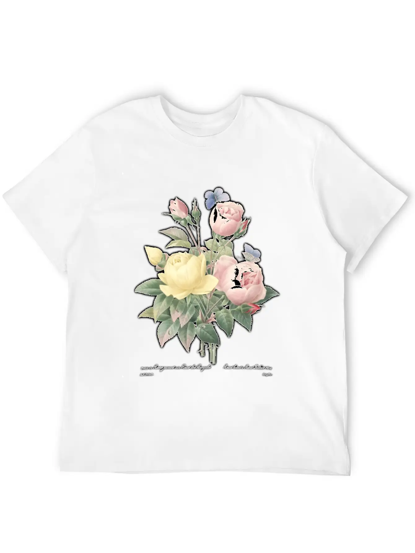 Austrian Briars & China Roses Stylish Everyday T-Shirt – Unisex Basic Cotton Tee