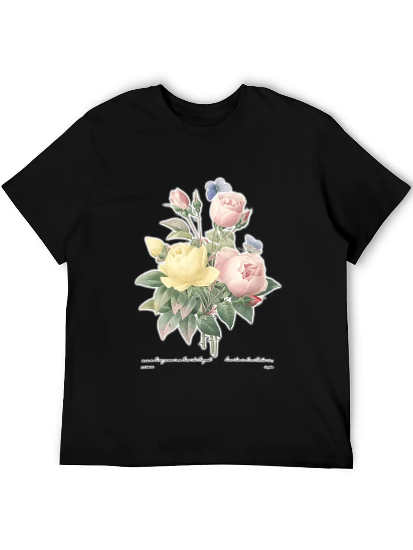 Austrian Briars & China Roses Stylish Everyday T-Shirt – Unisex Basic Cotton Tee