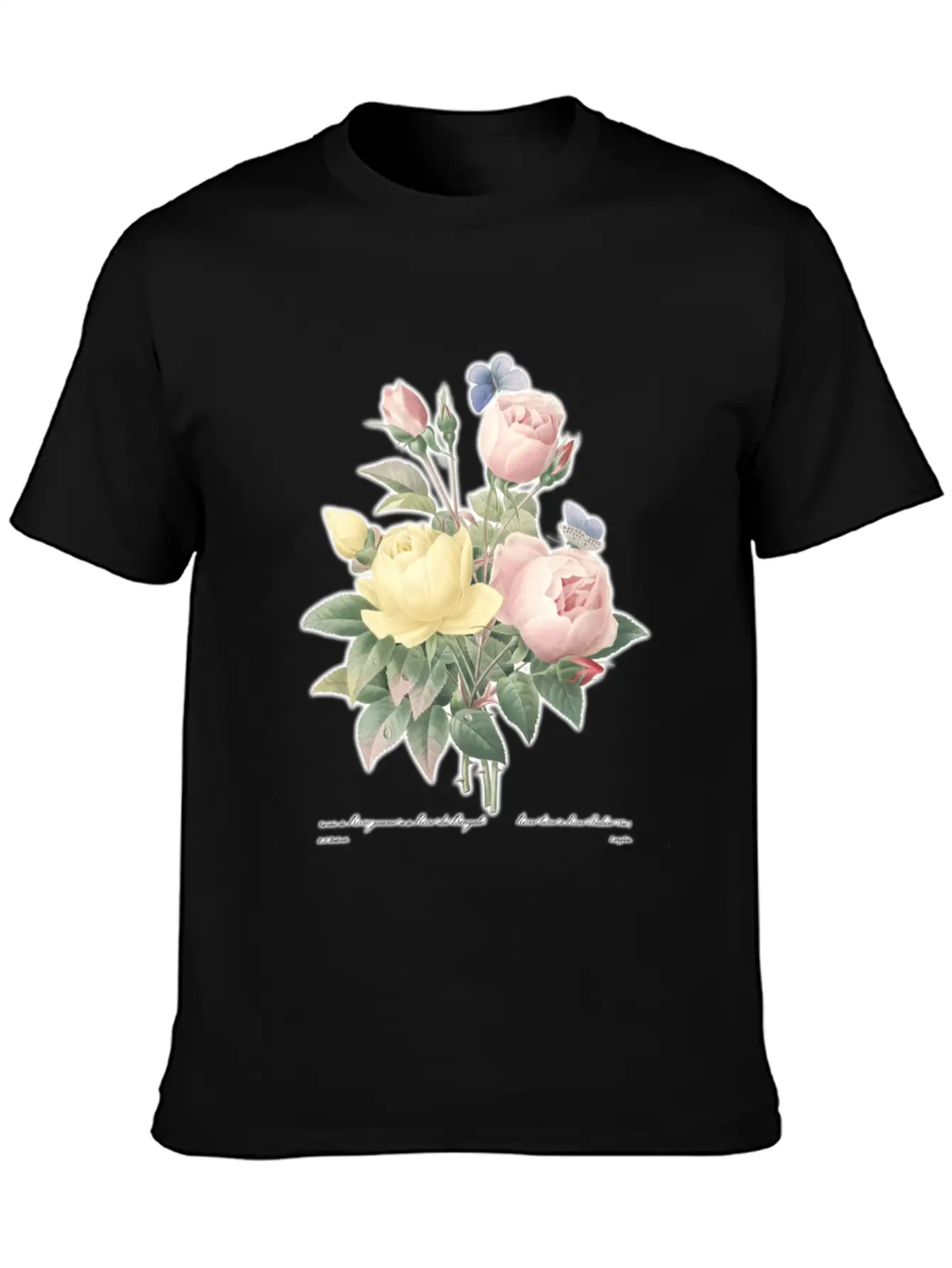 Austrian Briars & China Roses Stylish Everyday T-Shirt – Unisex Basic Cotton Tee