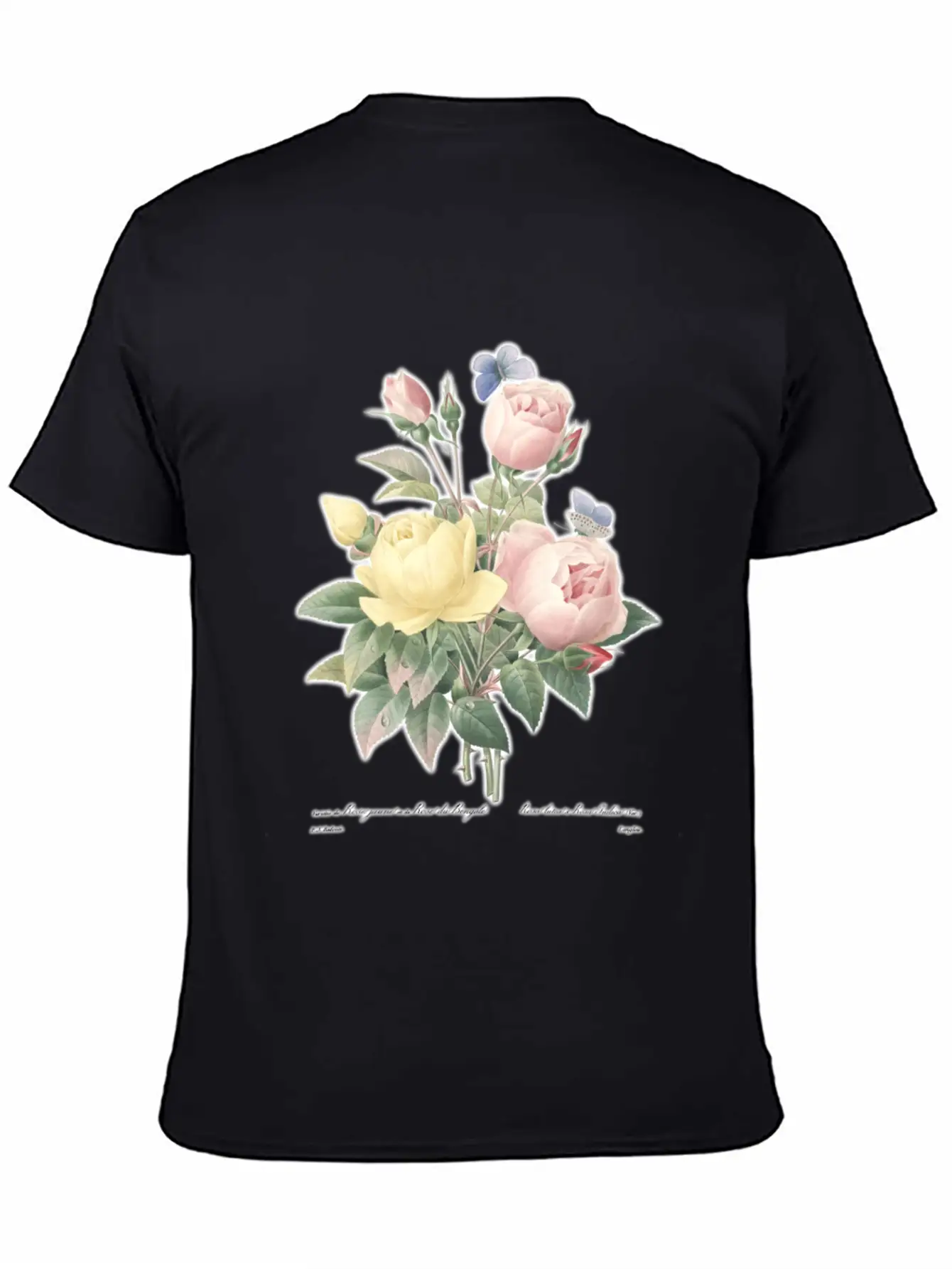 Austrian Briars & China Roses Stylish Everyday T-Shirt – Unisex Basic Cotton Tee
