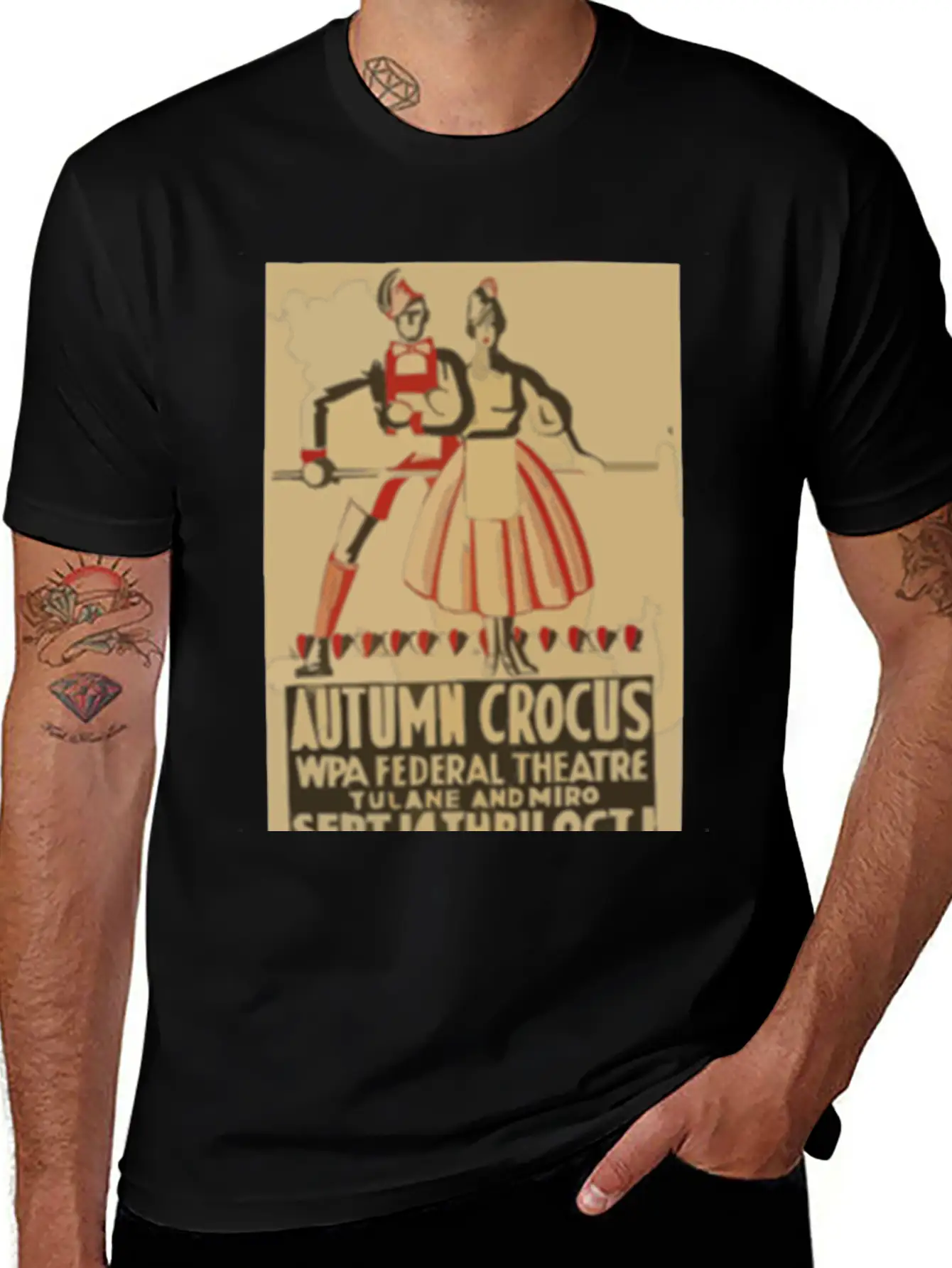 Autumn Crocus Unisex Short Sleeve Soft Cotton T-Shirt – Casual Everyday Wear