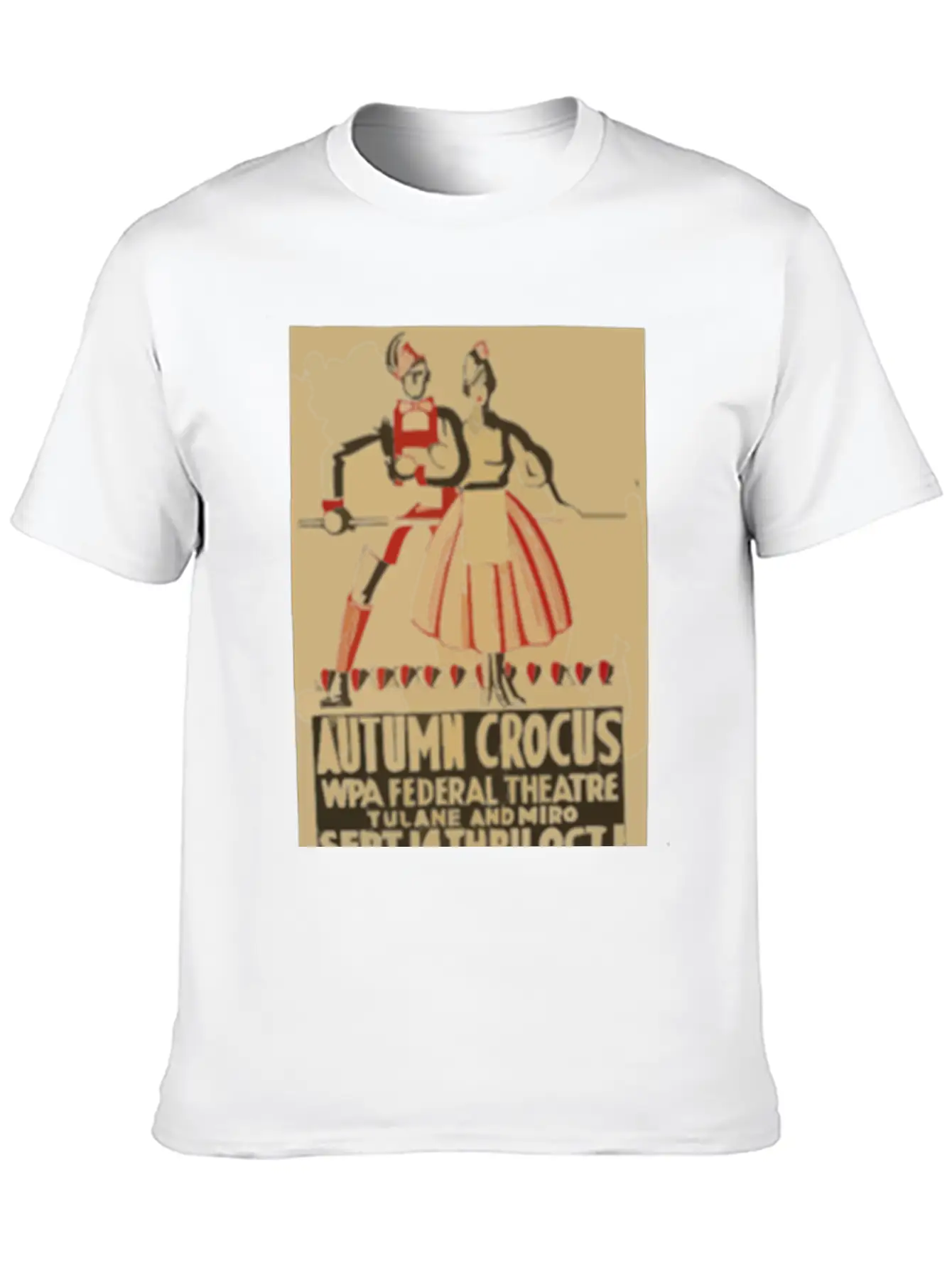 Autumn Crocus Unisex Short Sleeve Soft Cotton T-Shirt – Casual Everyday Wear