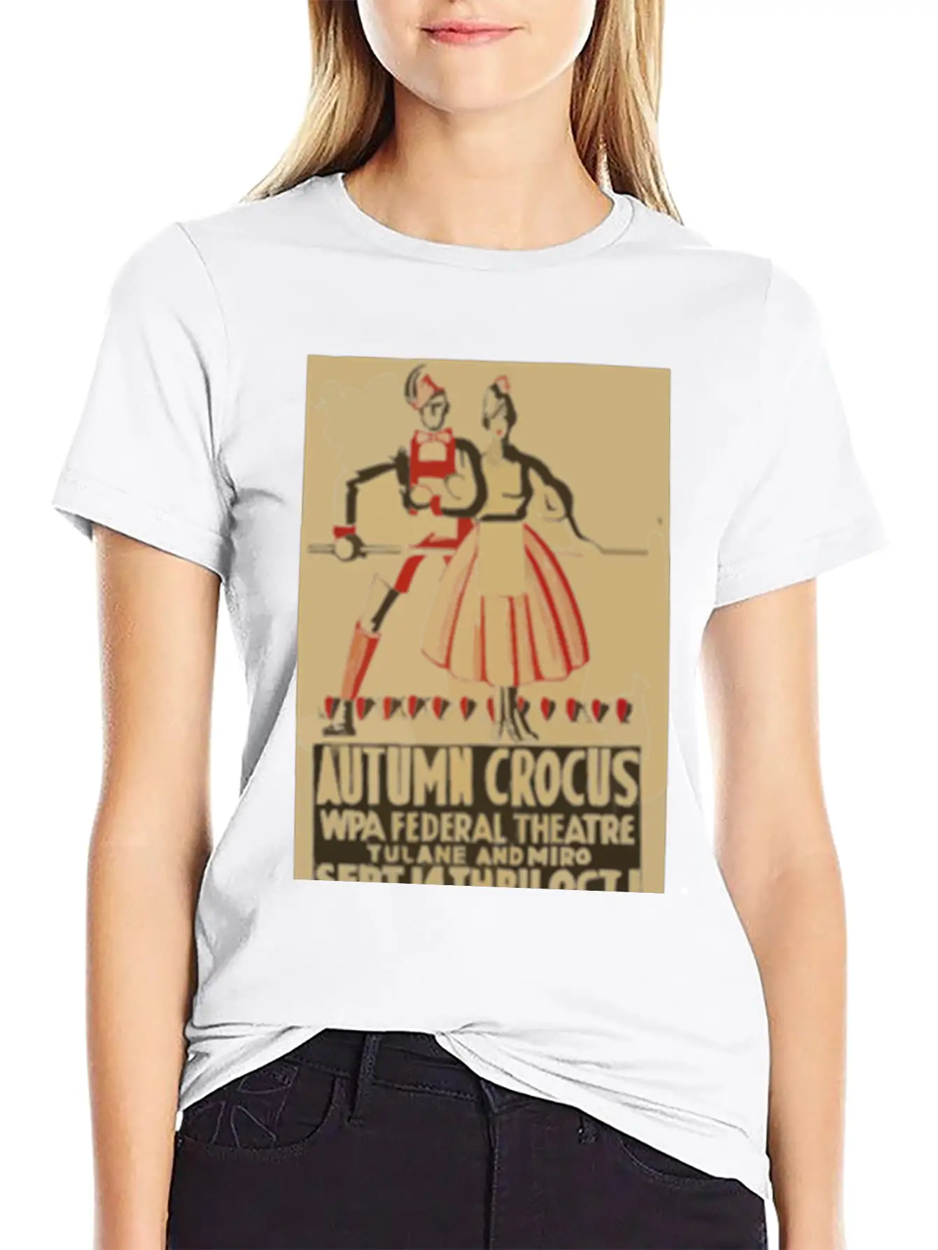Autumn Crocus Unisex Short Sleeve Soft Cotton T-Shirt – Casual Everyday Wear