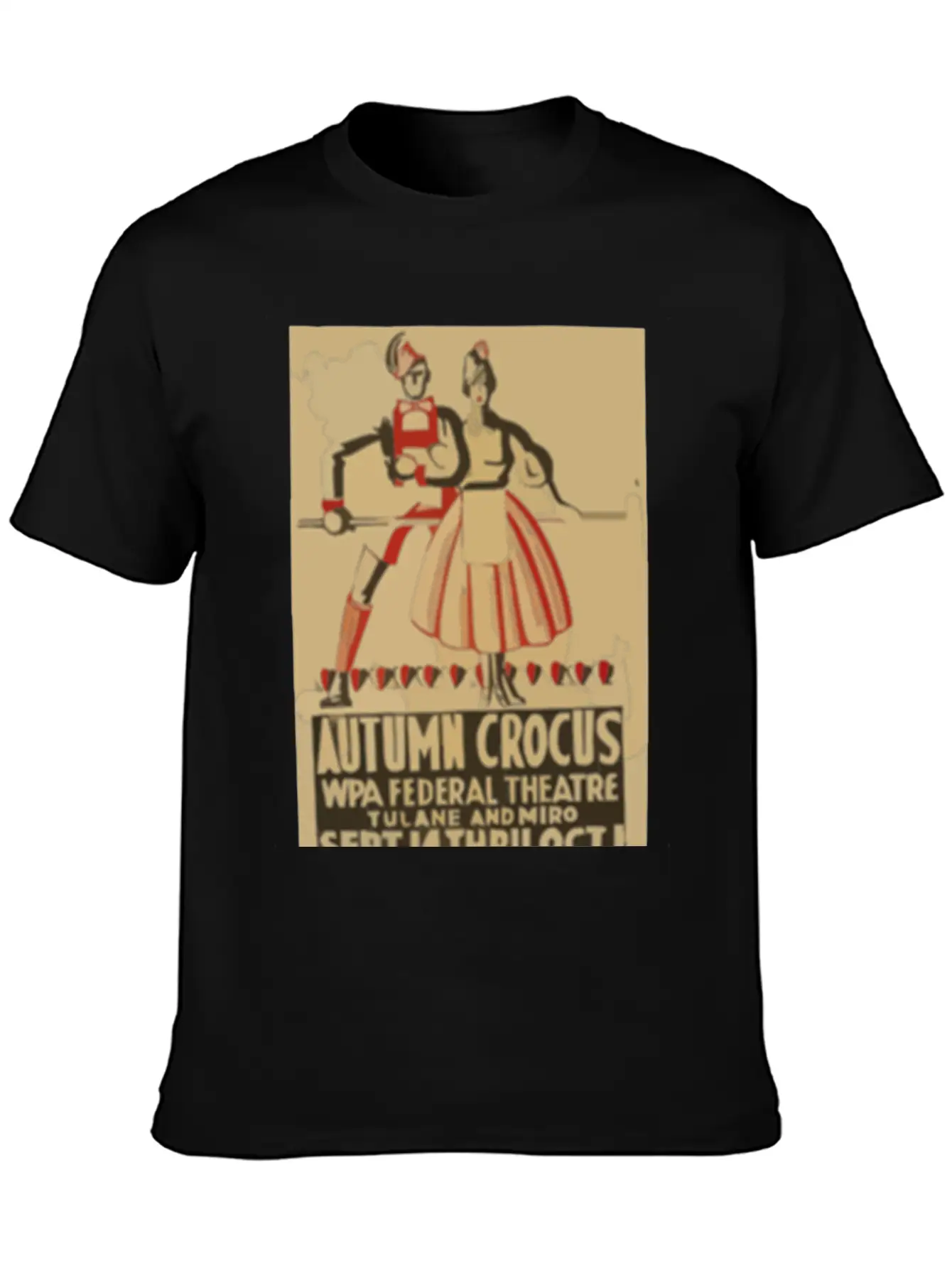 Autumn Crocus Unisex Short Sleeve Soft Cotton T-Shirt – Casual Everyday Wear