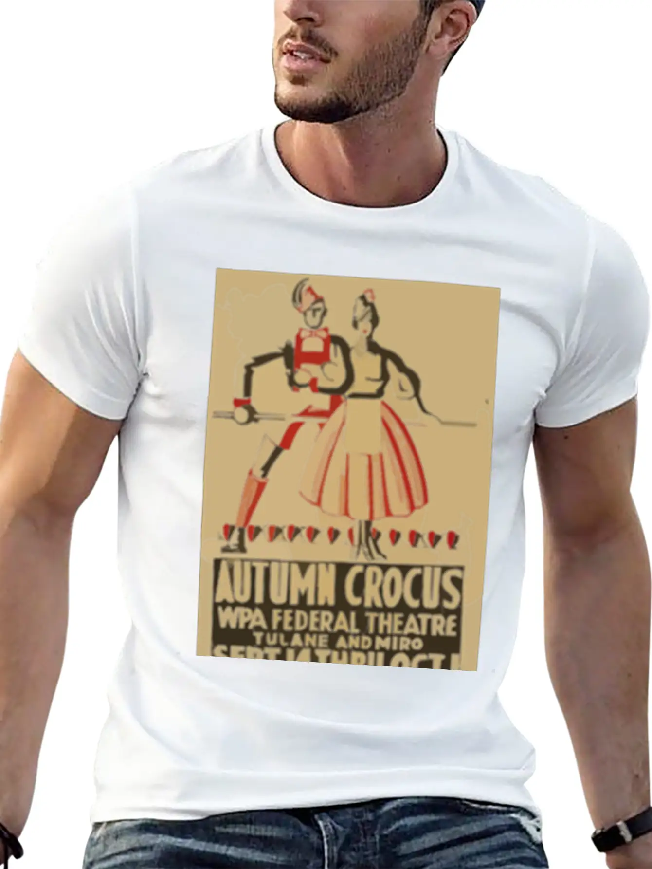 Autumn Crocus Unisex Short Sleeve Soft Cotton T-Shirt – Casual Everyday Wear