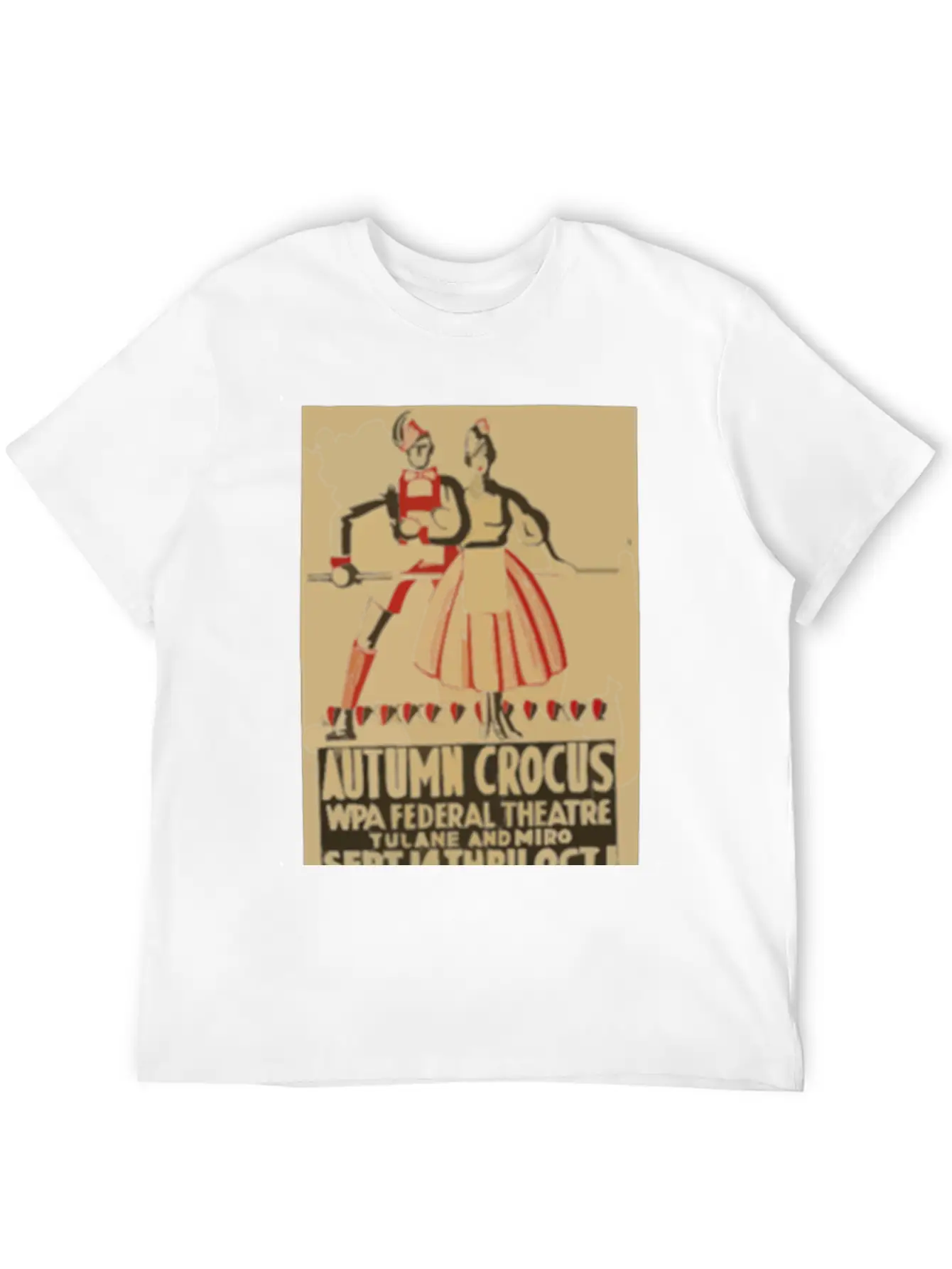Autumn Crocus Unisex Short Sleeve Soft Cotton T-Shirt – Casual Everyday Wear