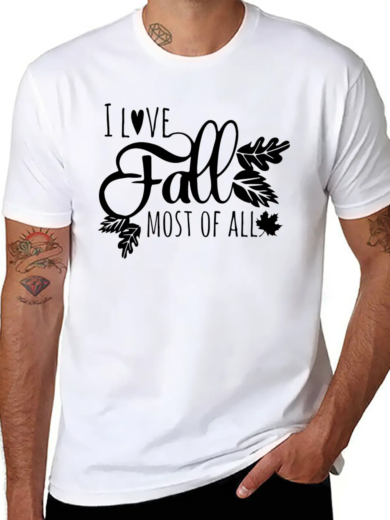 Autumn Season Design Stylish Everyday T-Shirt – Unisex Basic Cotton Tee