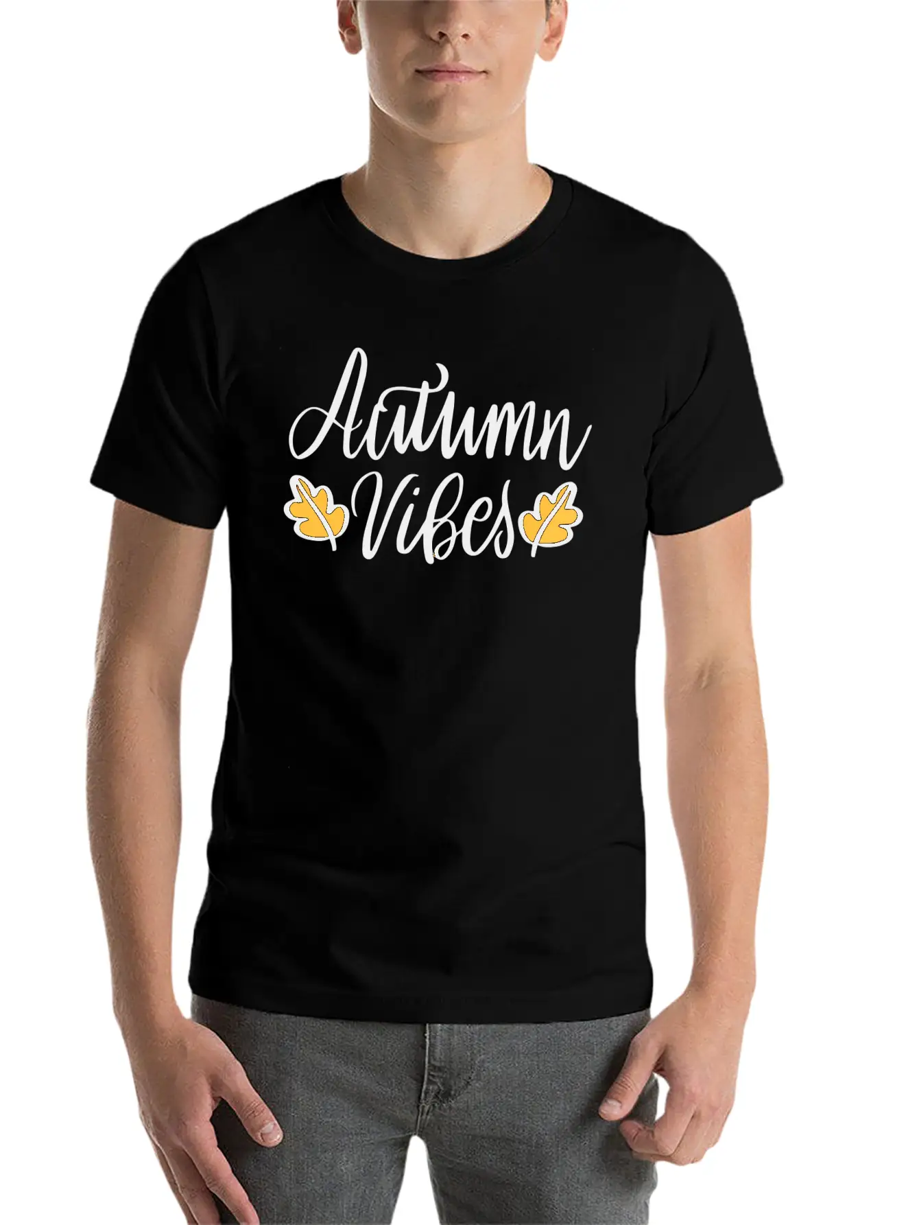 Autumn Vibes Nostalgia Unisex Short Sleeve Soft Cotton T-Shirt – Casual Everyday Wear