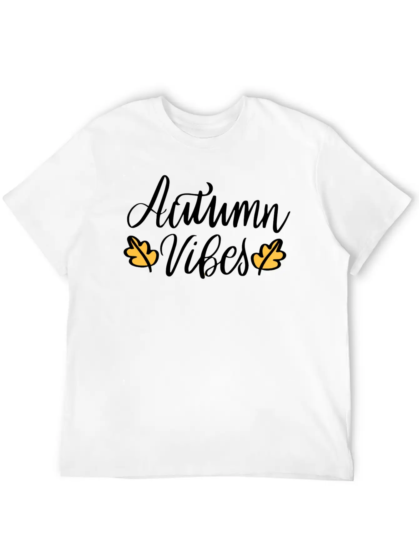 Autumn Vibes Nostalgia Unisex Short Sleeve Soft Cotton T-Shirt – Casual Everyday Wear