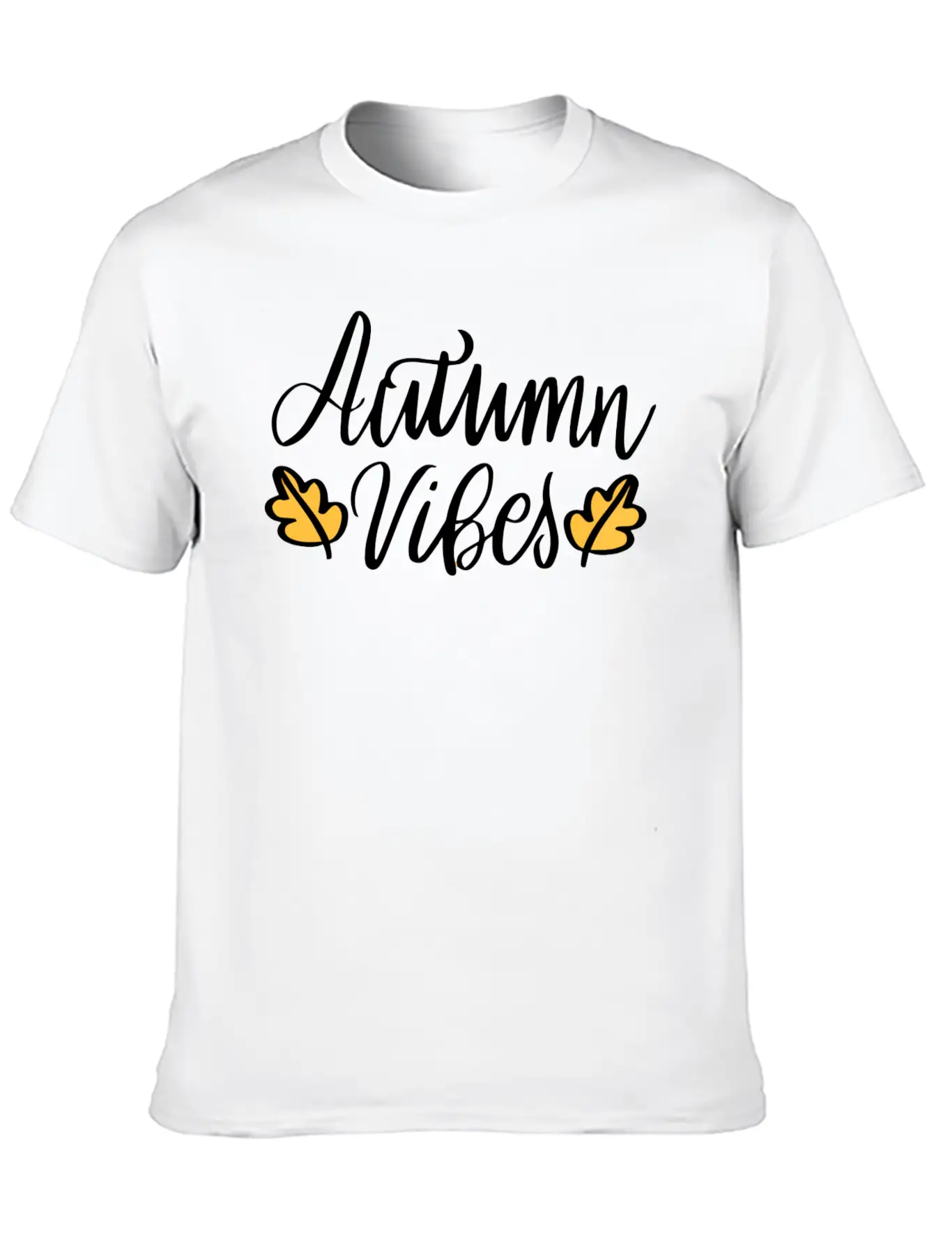 Autumn Vibes Nostalgia Unisex Short Sleeve Soft Cotton T-Shirt – Casual Everyday Wear
