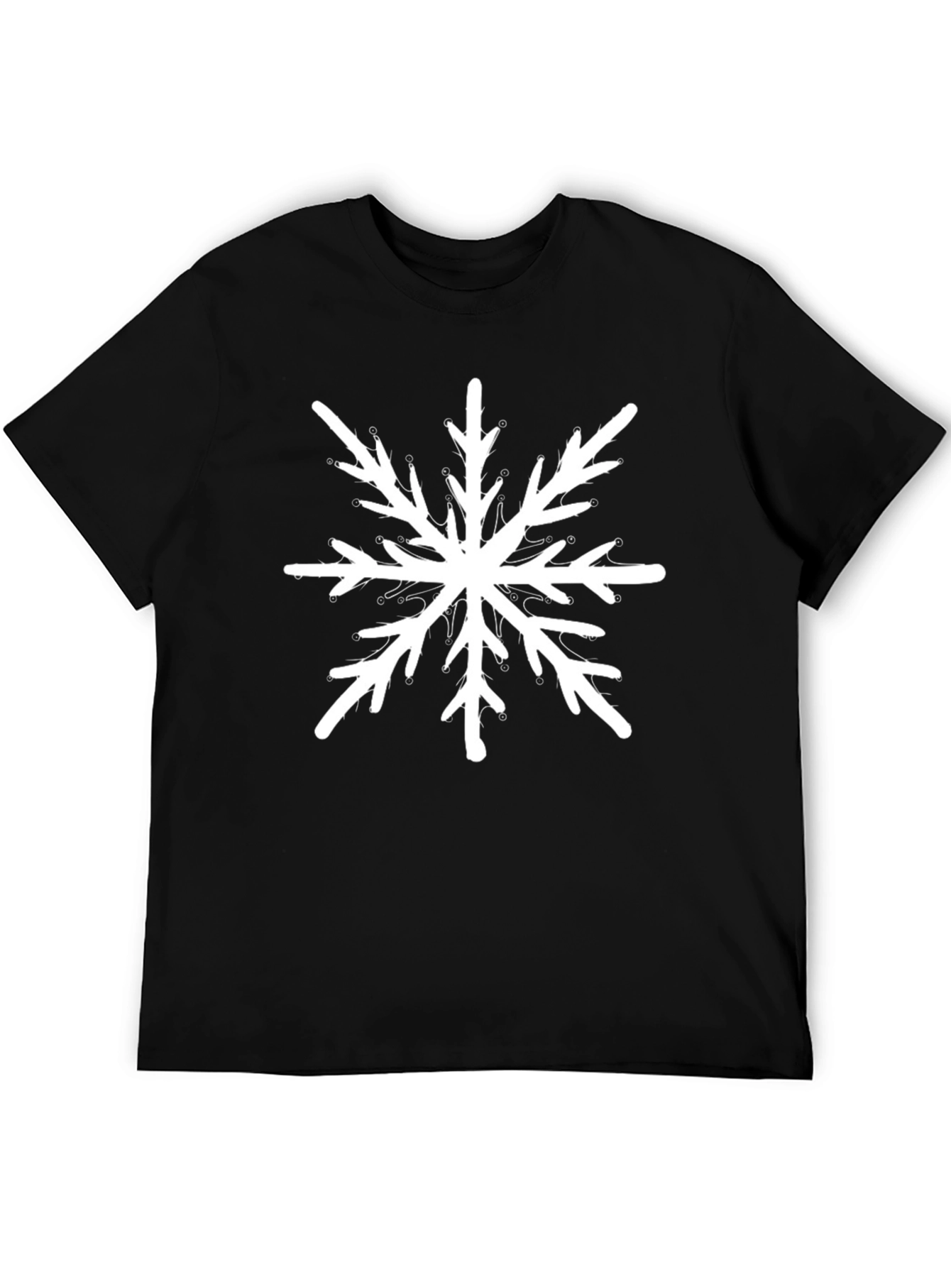 Snowflake Graphic Tee - Stylish Winter Apparel