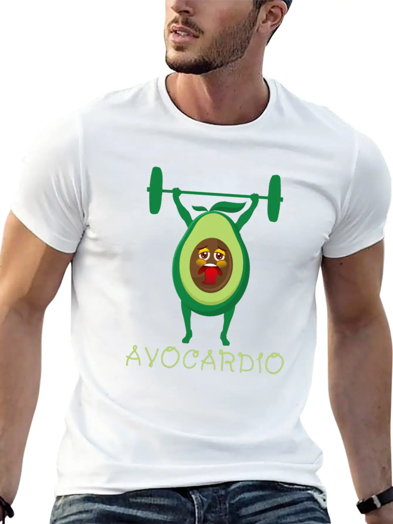 Avocado Avocardio Keto Diet Gym Fitness Comfortable Minimalist Graphic Tee – Summer Style Essential