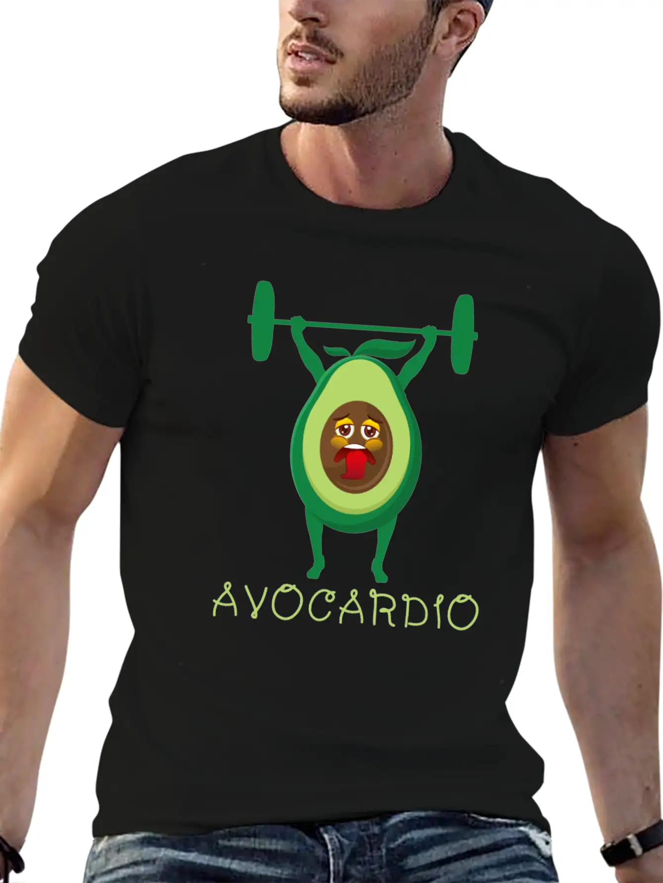 Avocado Avocardio Keto Diet Gym Fitness Comfortable Minimalist Graphic Tee – Summer Style Essential