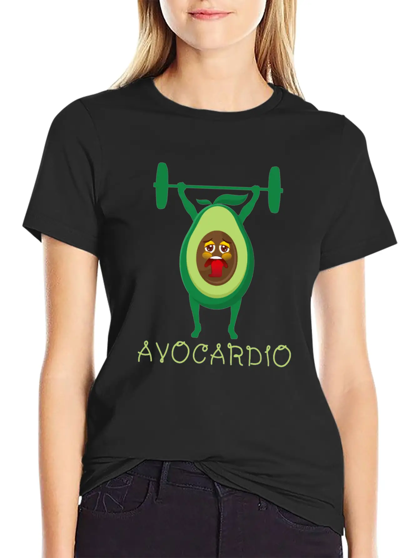 Avocado Avocardio Keto Diet Gym Fitness Comfortable Minimalist Graphic Tee – Summer Style Essential