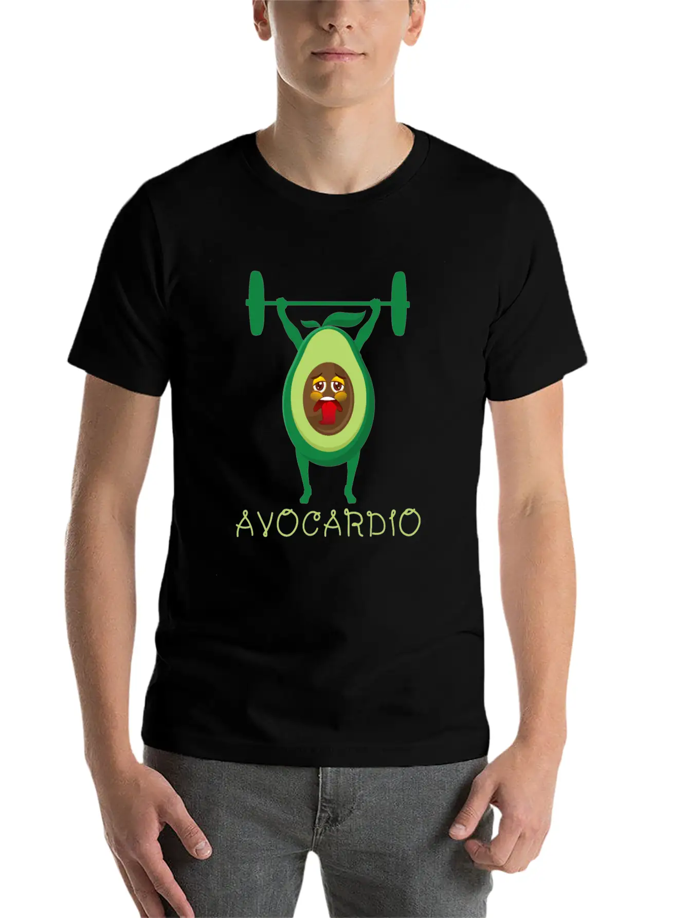Avocado Avocardio Keto Diet Gym Fitness Comfortable Minimalist Graphic Tee – Summer Style Essential