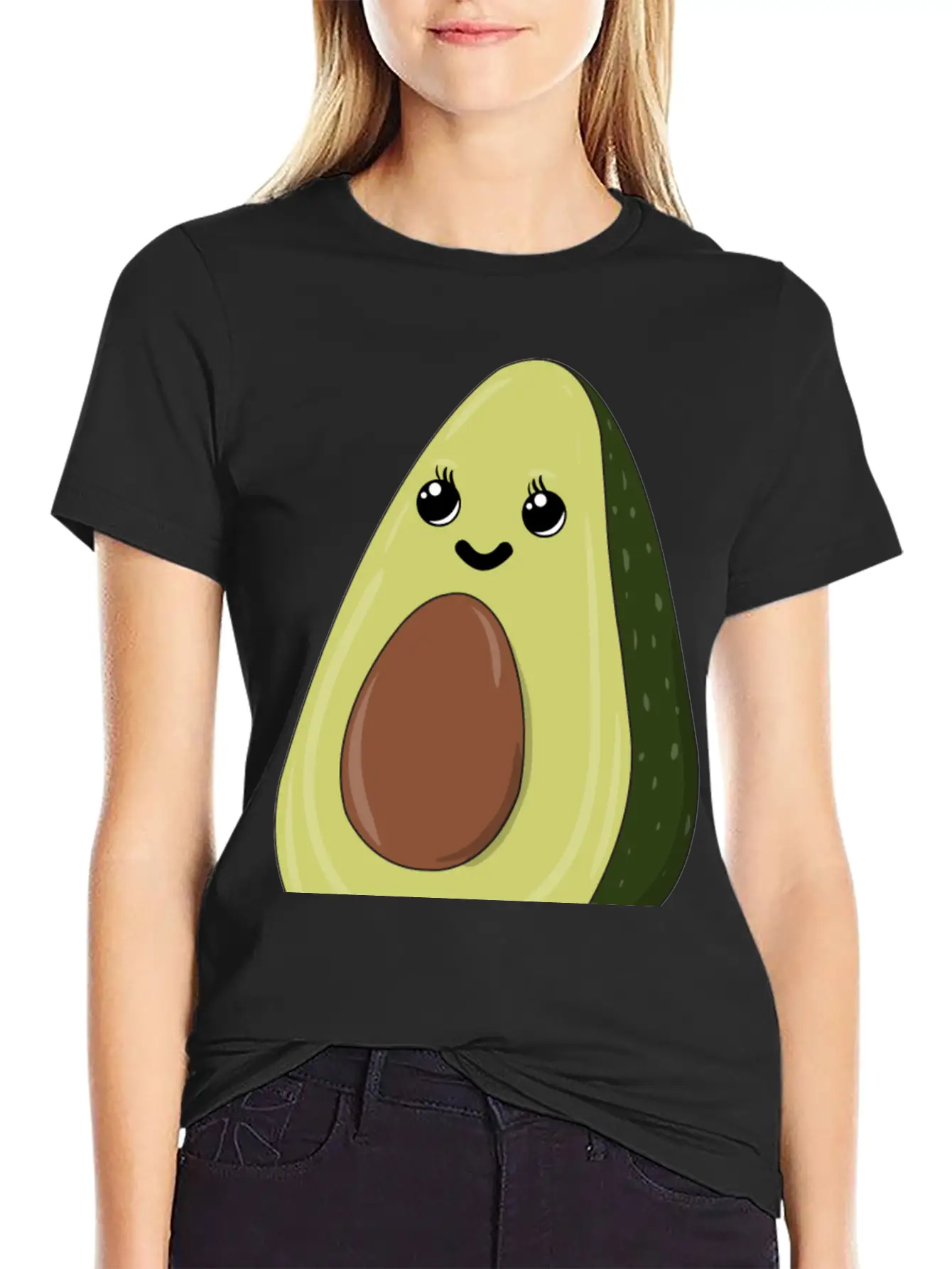 Avocado - The Good Kind Of Fat Comfortable Minimalist Graphic Tee – Summer Style Essential