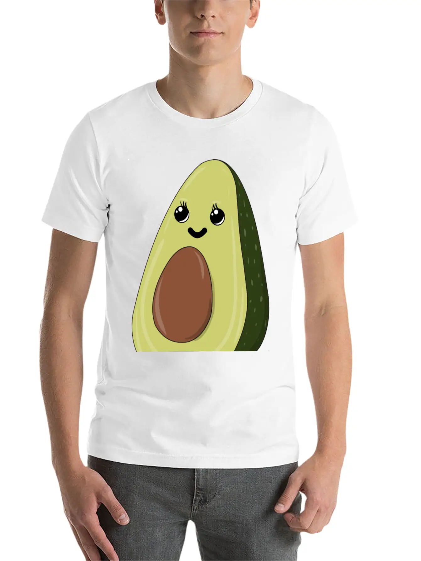 Avocado - The Good Kind Of Fat Comfortable Minimalist Graphic Tee – Summer Style Essential