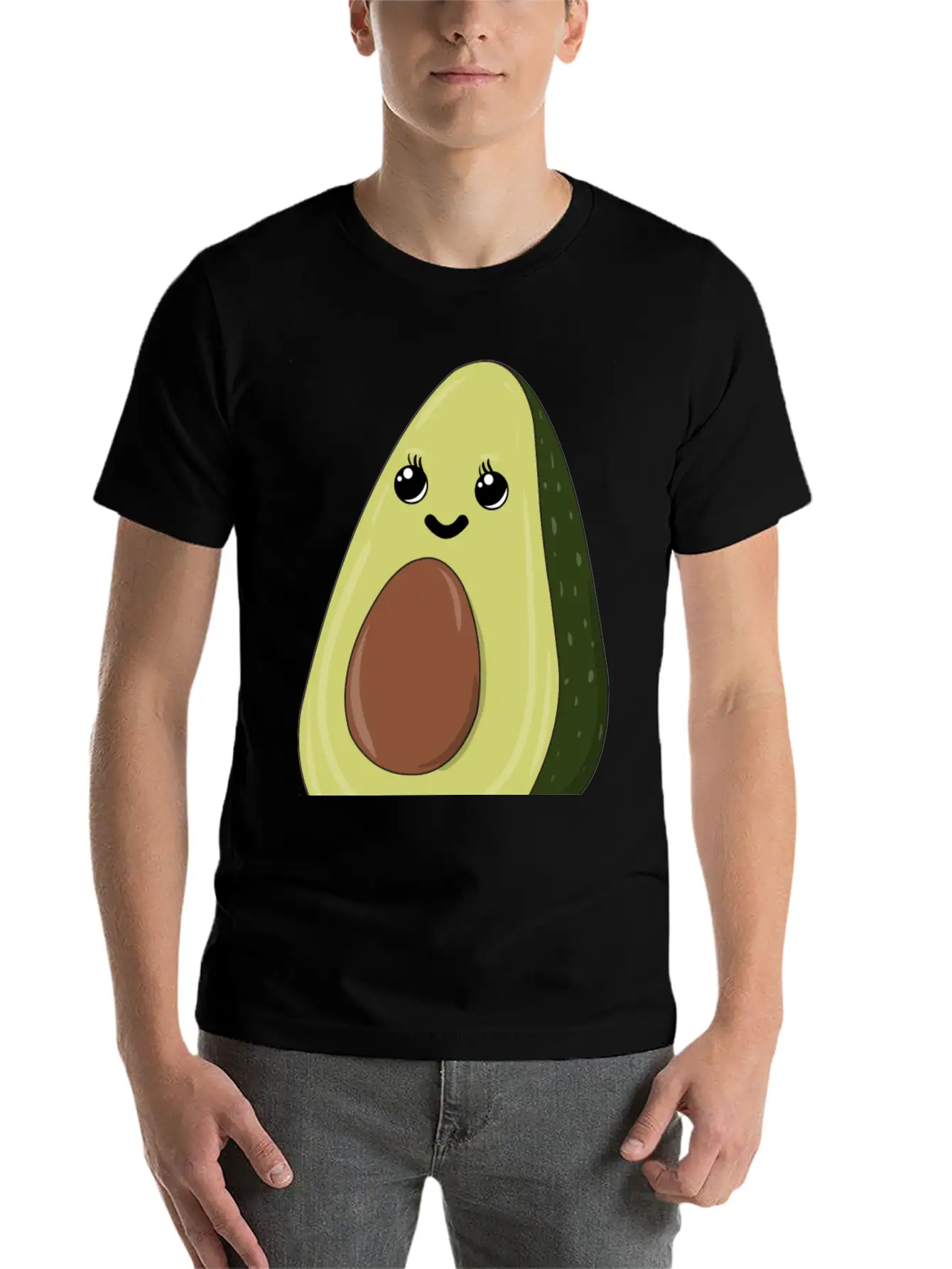 Avocado - The Good Kind Of Fat Comfortable Minimalist Graphic Tee – Summer Style Essential