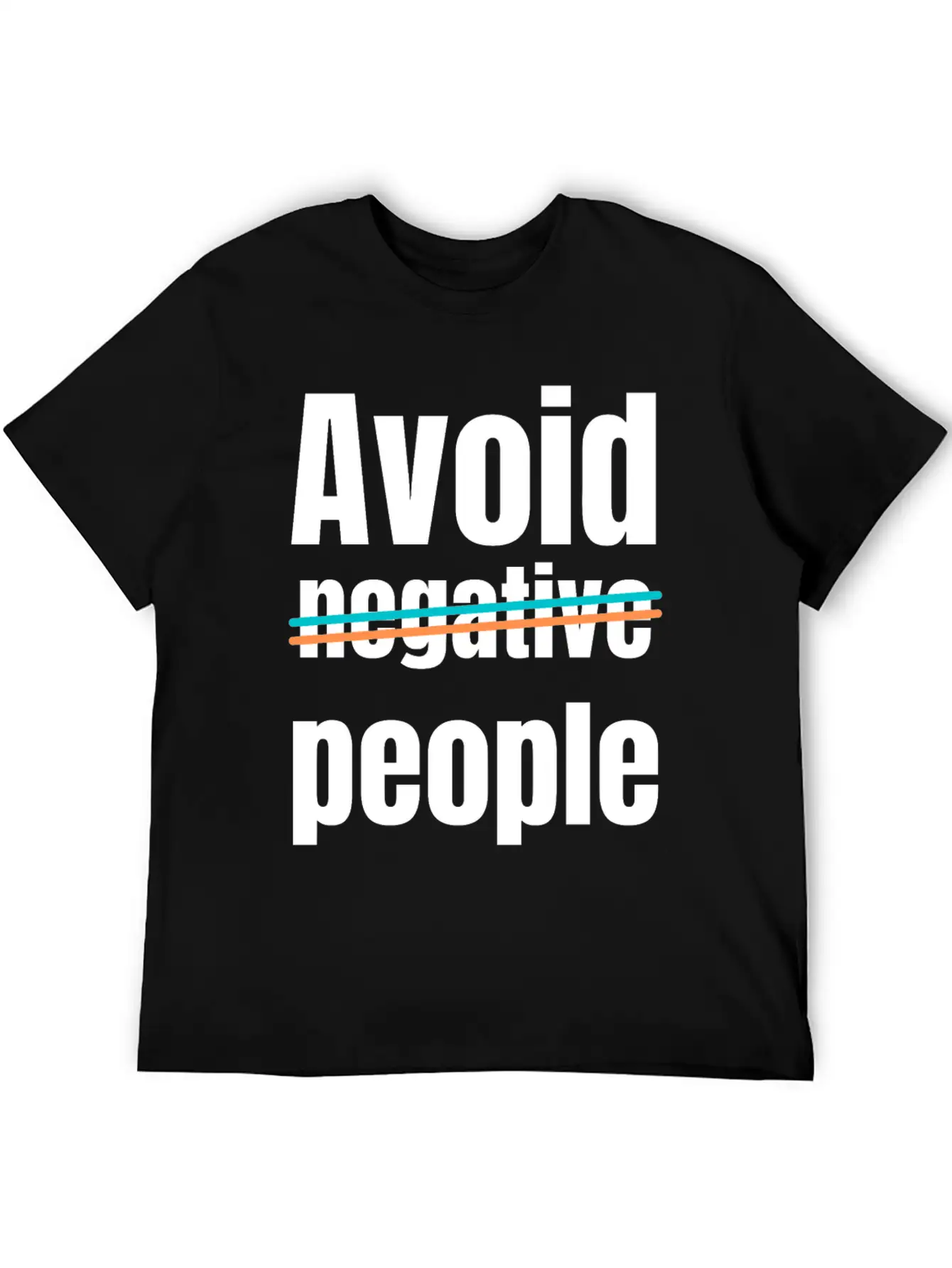 Avoid Negative People Timeless Short Sleeve Tee – Comfy And Minimalist Design
