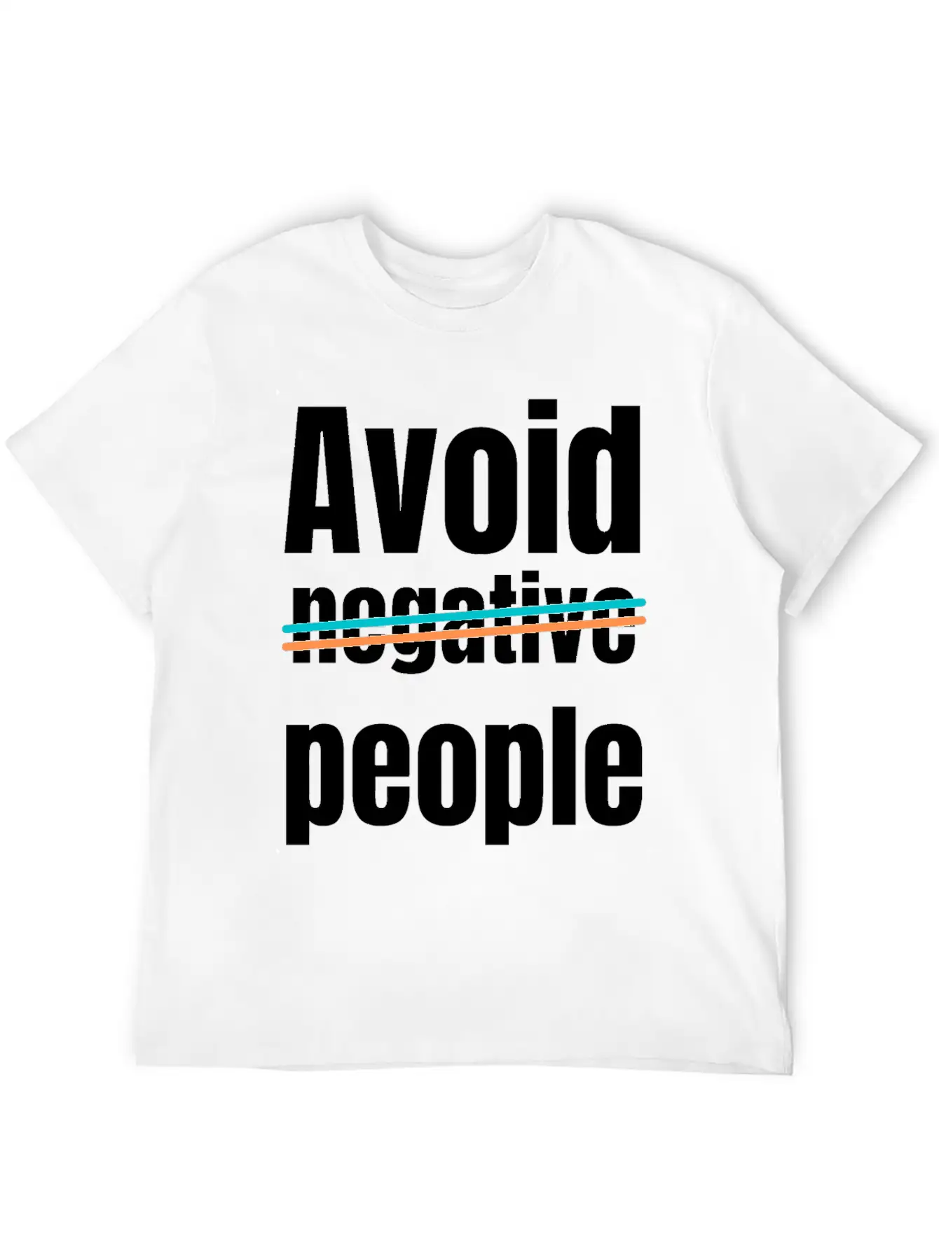 Avoid Negative People Timeless Short Sleeve Tee – Comfy And Minimalist Design