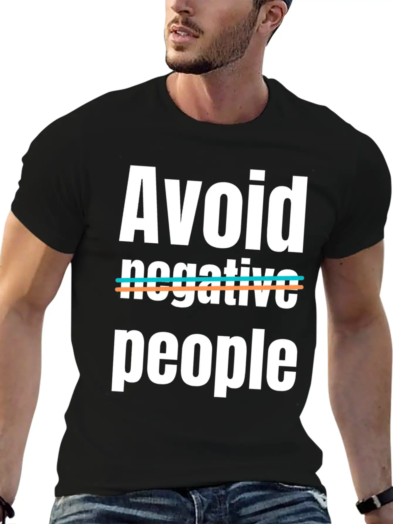 Avoid Negative People Timeless Short Sleeve Tee – Comfy And Minimalist Design