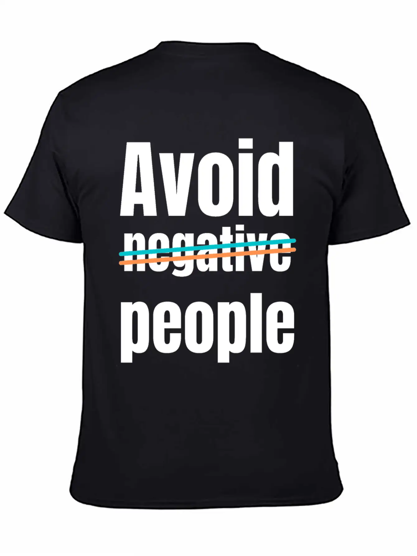 Avoid Negative People Timeless Short Sleeve Tee – Comfy And Minimalist Design