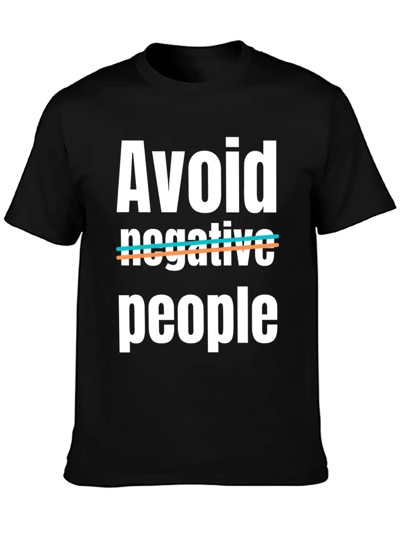 Avoid Negative People Timeless Short Sleeve Tee – Comfy And Minimalist Design
