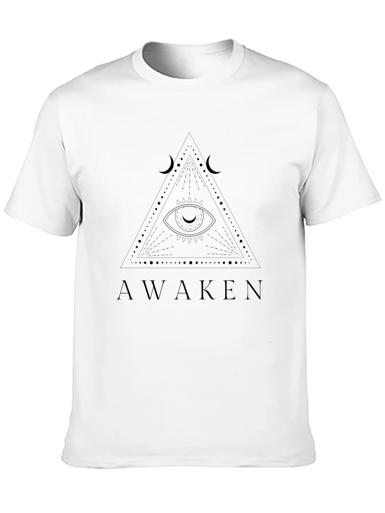 Awaken Unisex Short Sleeve Soft Cotton T-Shirt – Casual Everyday Wear
