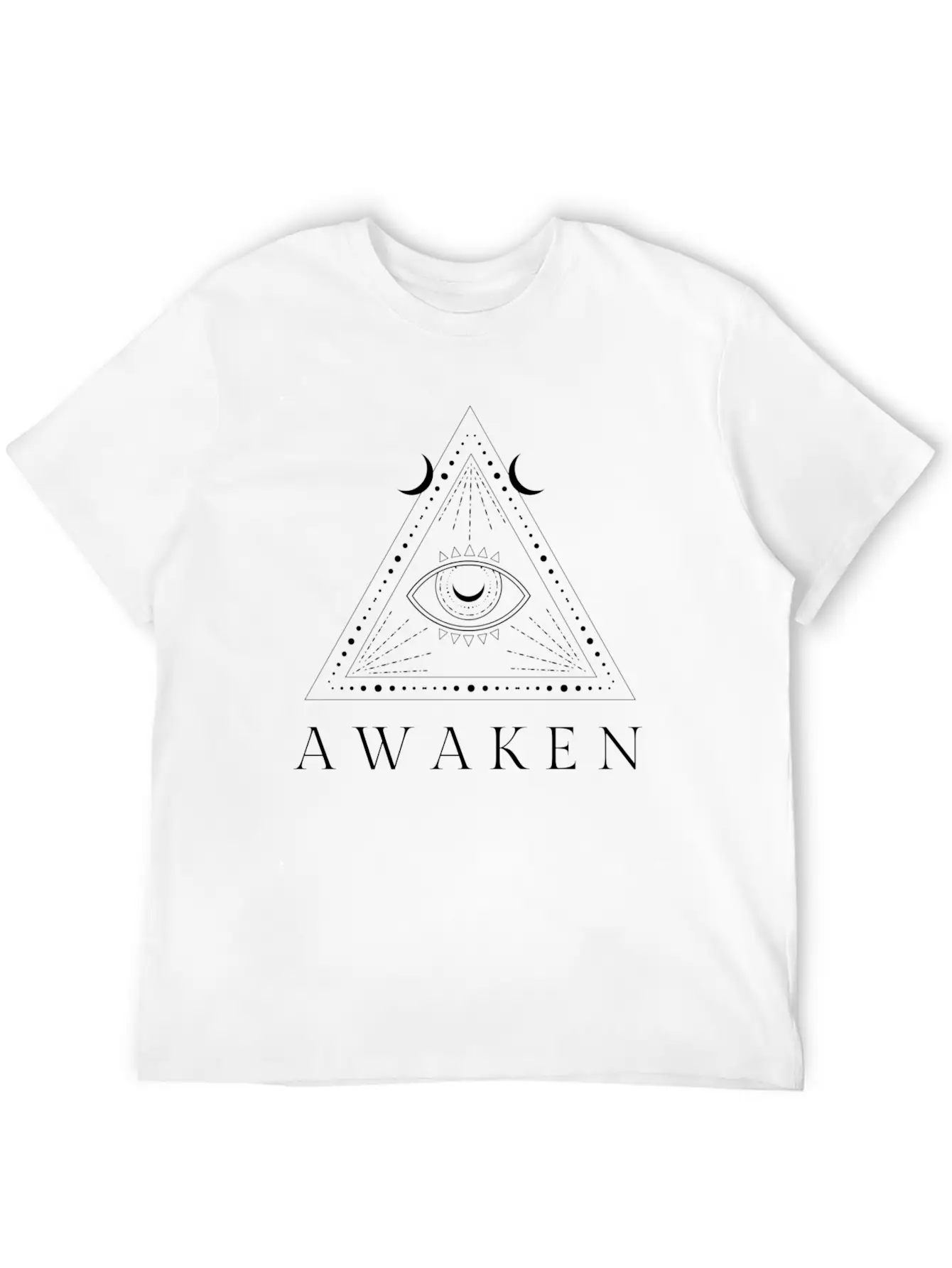 Awaken Unisex Short Sleeve Soft Cotton T-Shirt – Casual Everyday Wear