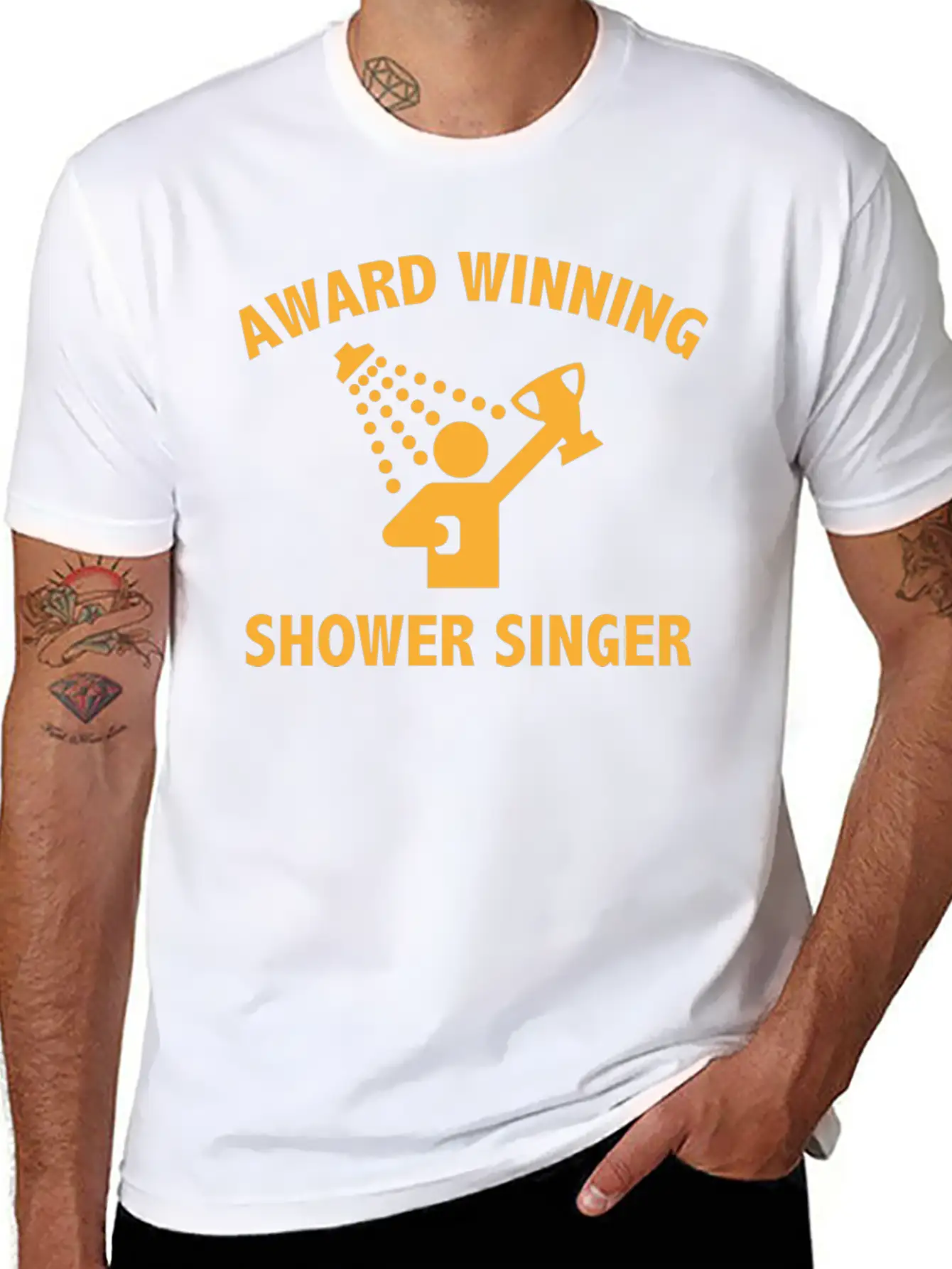 Award Winning Shower Singer Timeless Short Sleeve Tee – Comfy And Minimalist Design
