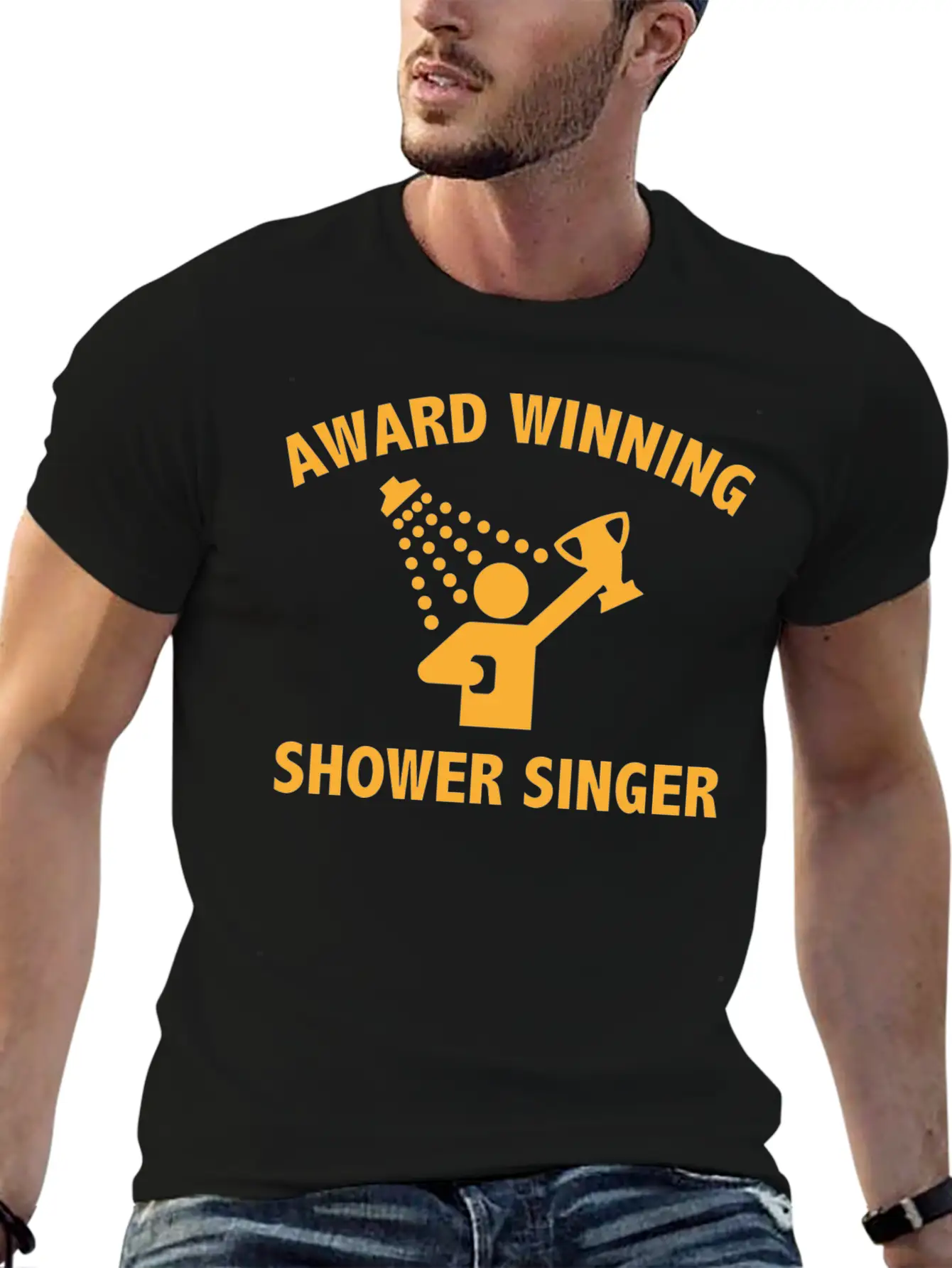 Award Winning Shower Singer Timeless Short Sleeve Tee – Comfy And Minimalist Design