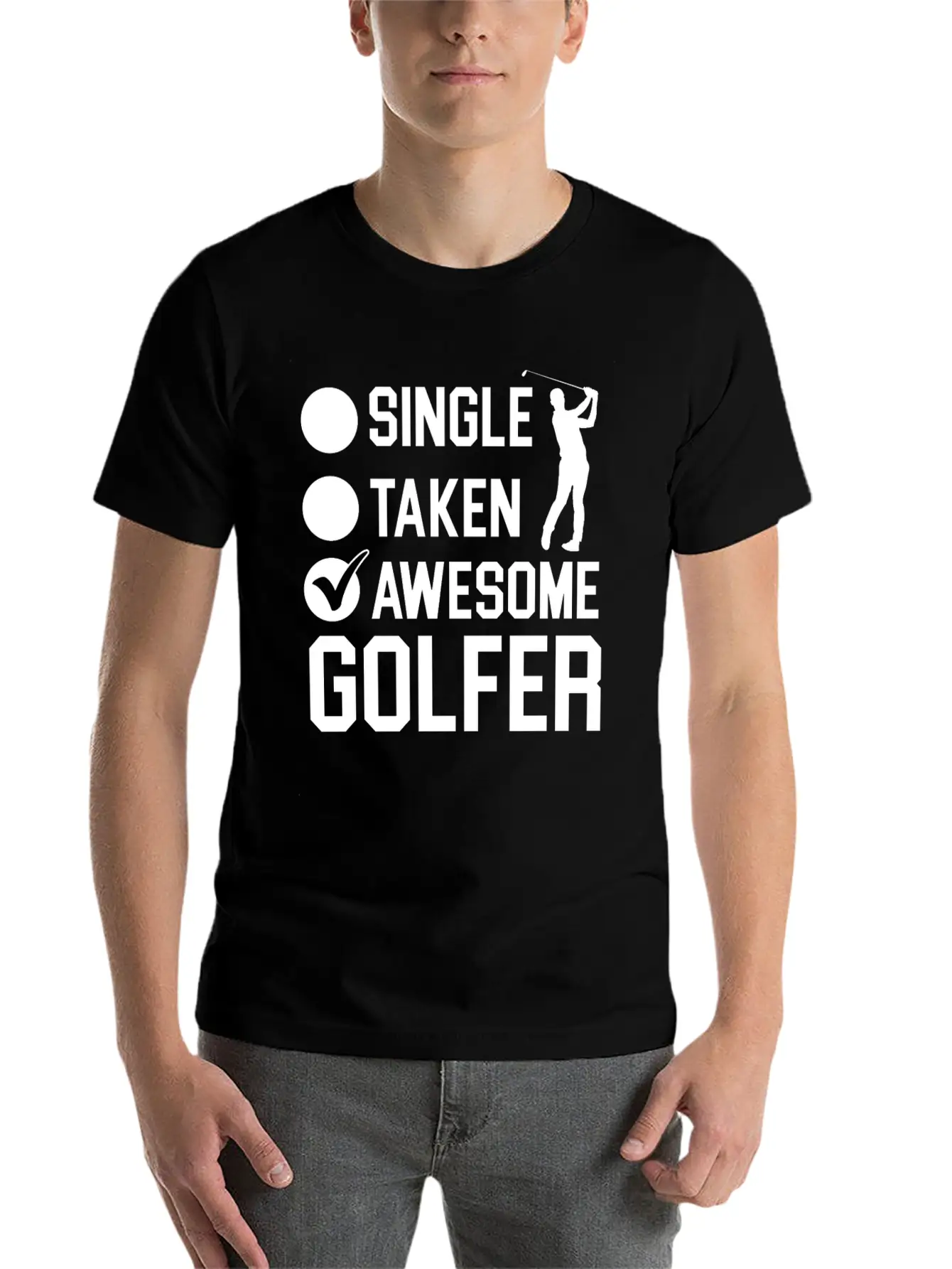 Awesome Golfer Golfing Sport Golf Cart Par-tee Timeless Short Sleeve Tee – Comfy And Minimalist Design