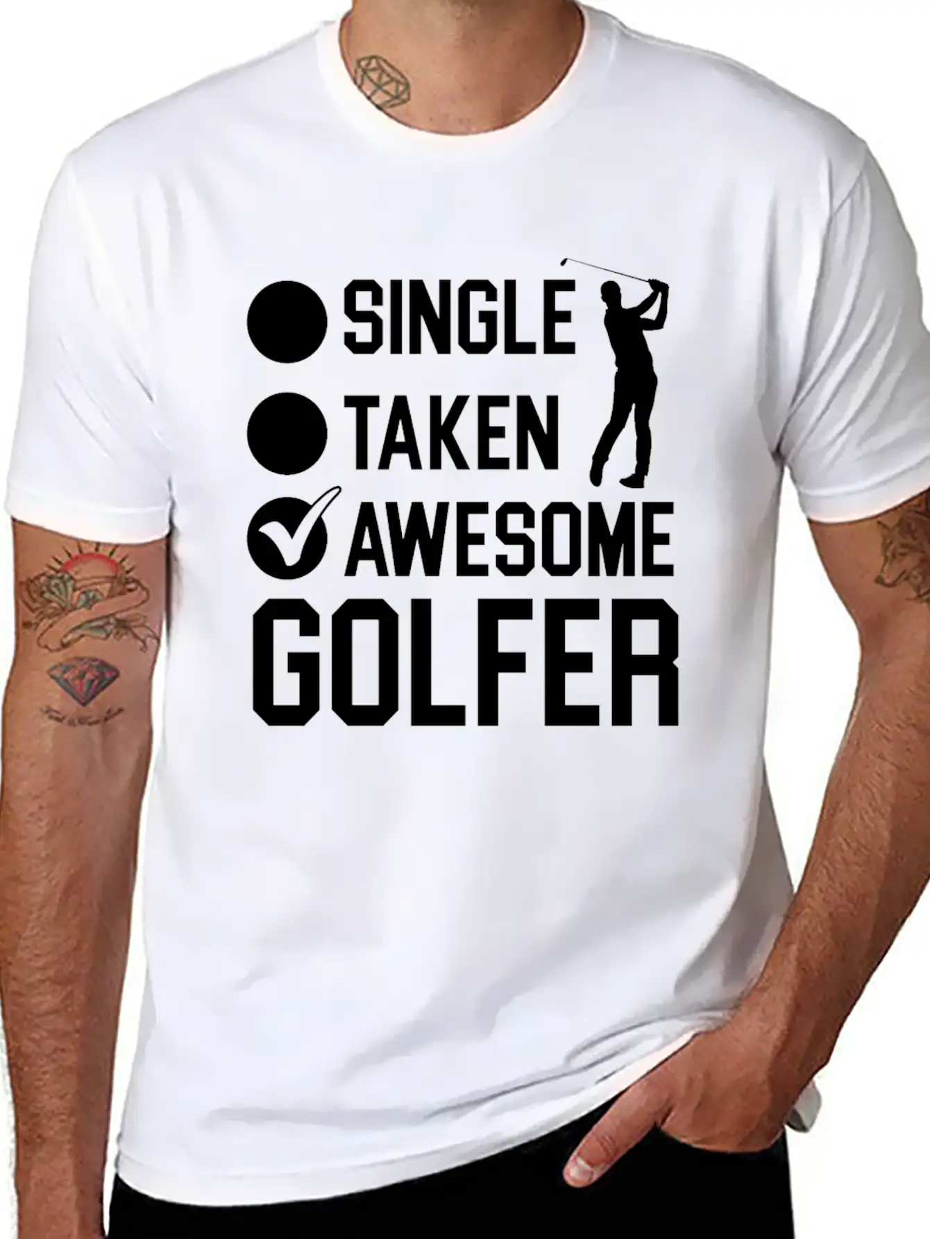 Awesome Golfer Golfing Sport Golf Cart Par-tee Timeless Short Sleeve Tee – Comfy And Minimalist Design