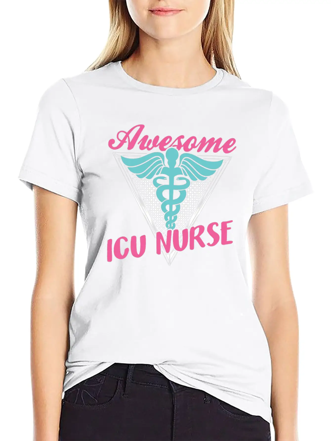 Awesome Icu Nurse Nursing Hospital ICE Timeless Short Sleeve Tee – Comfy And Minimalist Design