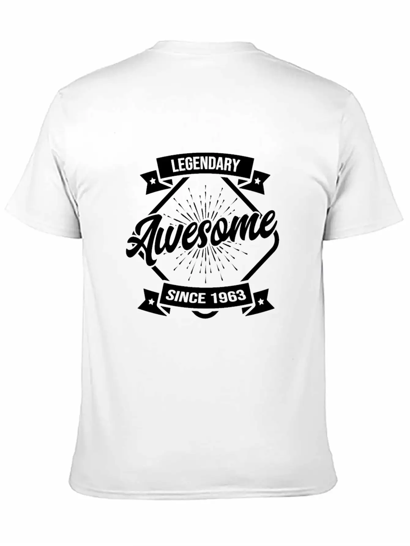 Awesome Since 1963 Birthday Sayings In Google Stylish Everyday T-Shirt – Unisex Basic Cotton Tee