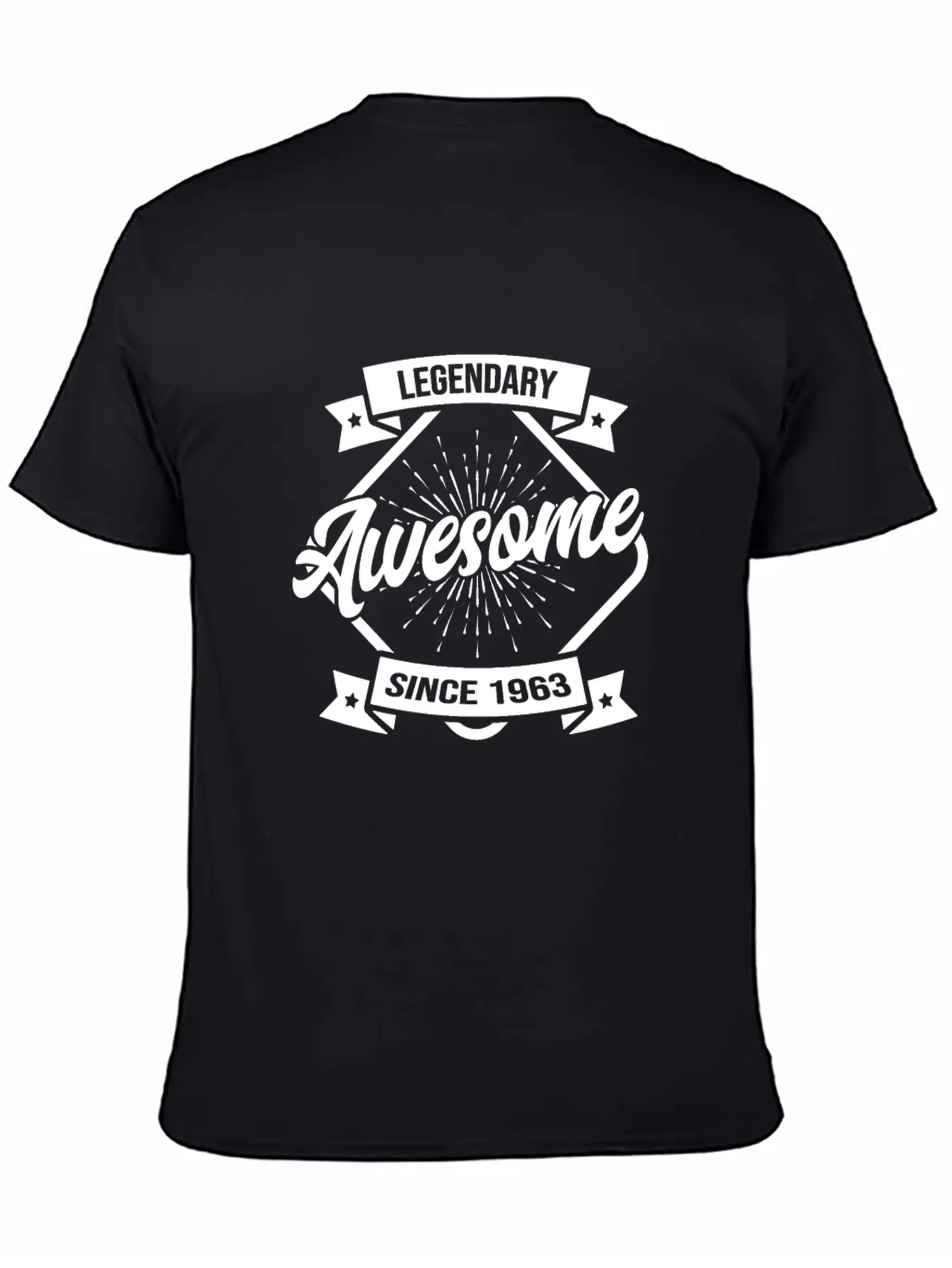 Awesome Since 1963 Birthday Sayings In Google Stylish Everyday T-Shirt – Unisex Basic Cotton Tee