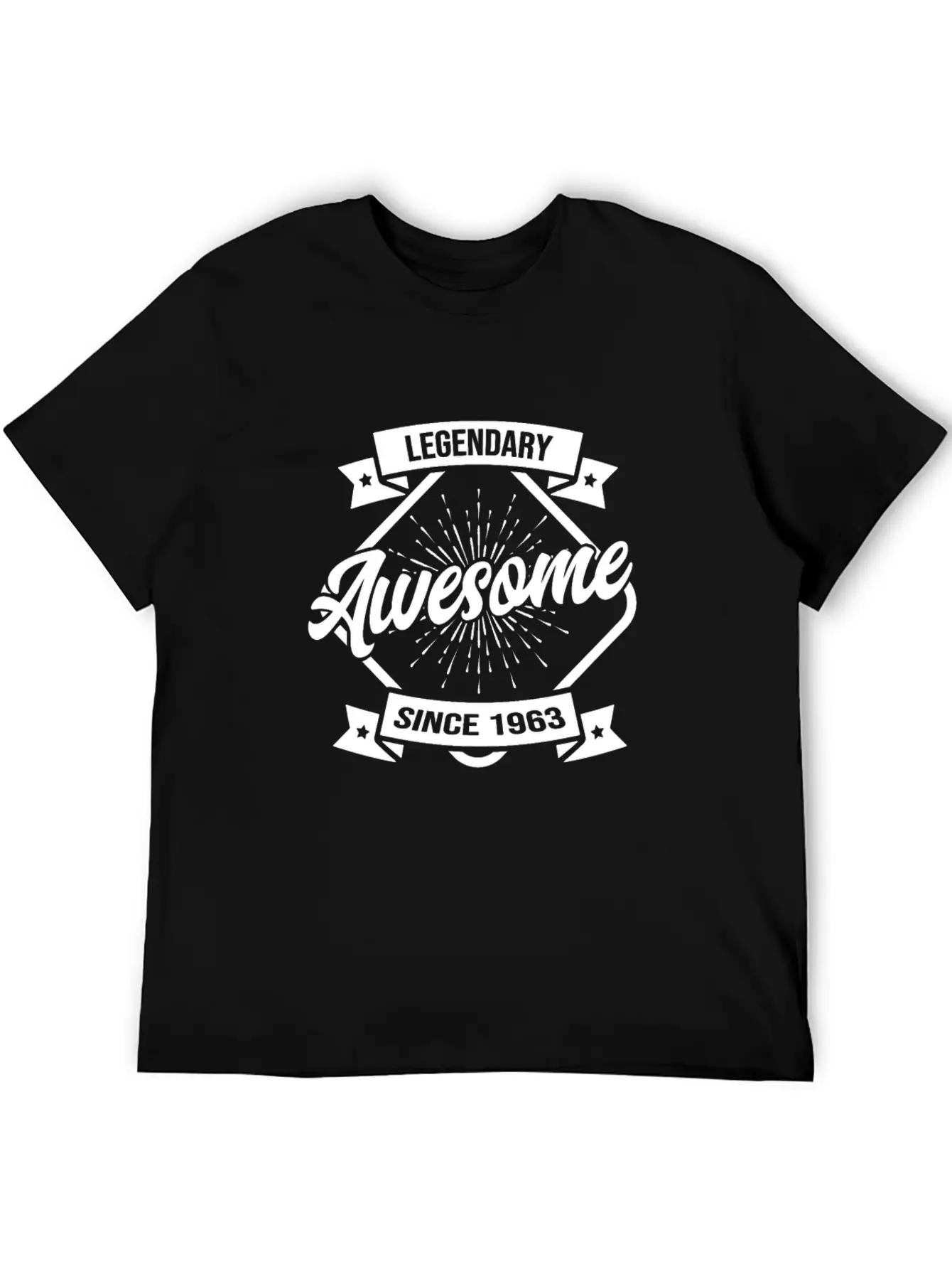 Awesome Since 1963 Birthday Sayings In Google Stylish Everyday T-Shirt – Unisex Basic Cotton Tee