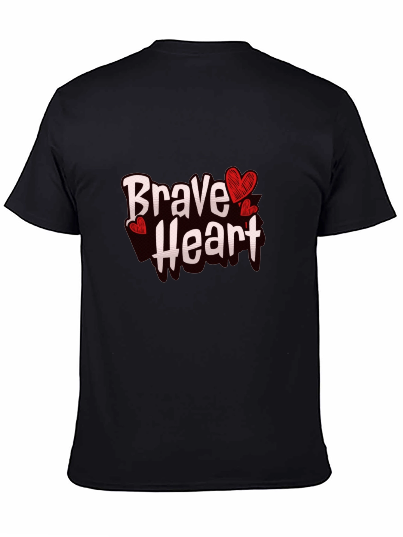 Brave Heart Graphic Tee - Trendy Casual Wear