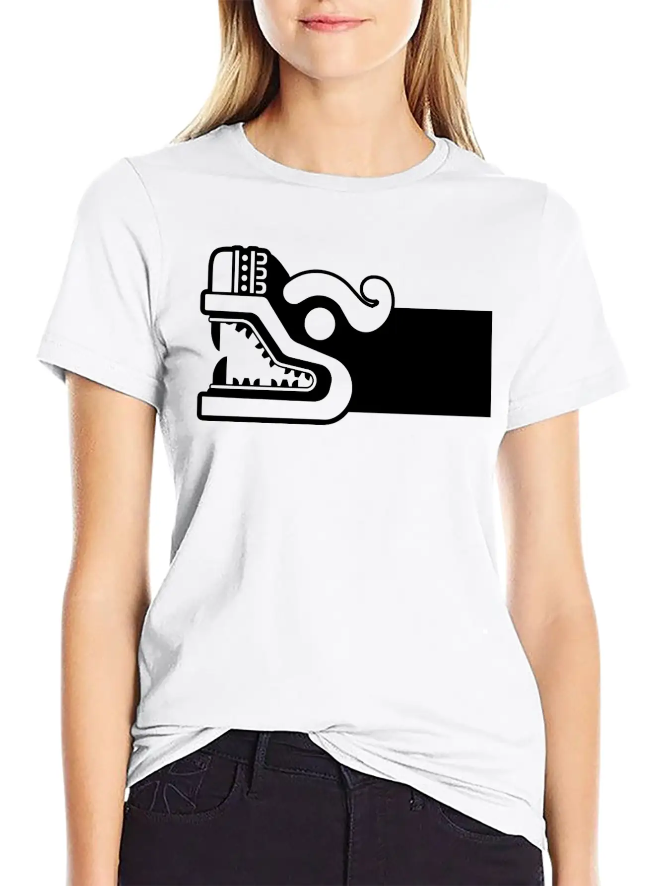 Aztec Serpent Head Tribal Symbol Stylish Everyday T-Shirt – Unisex Basic Cotton Tee